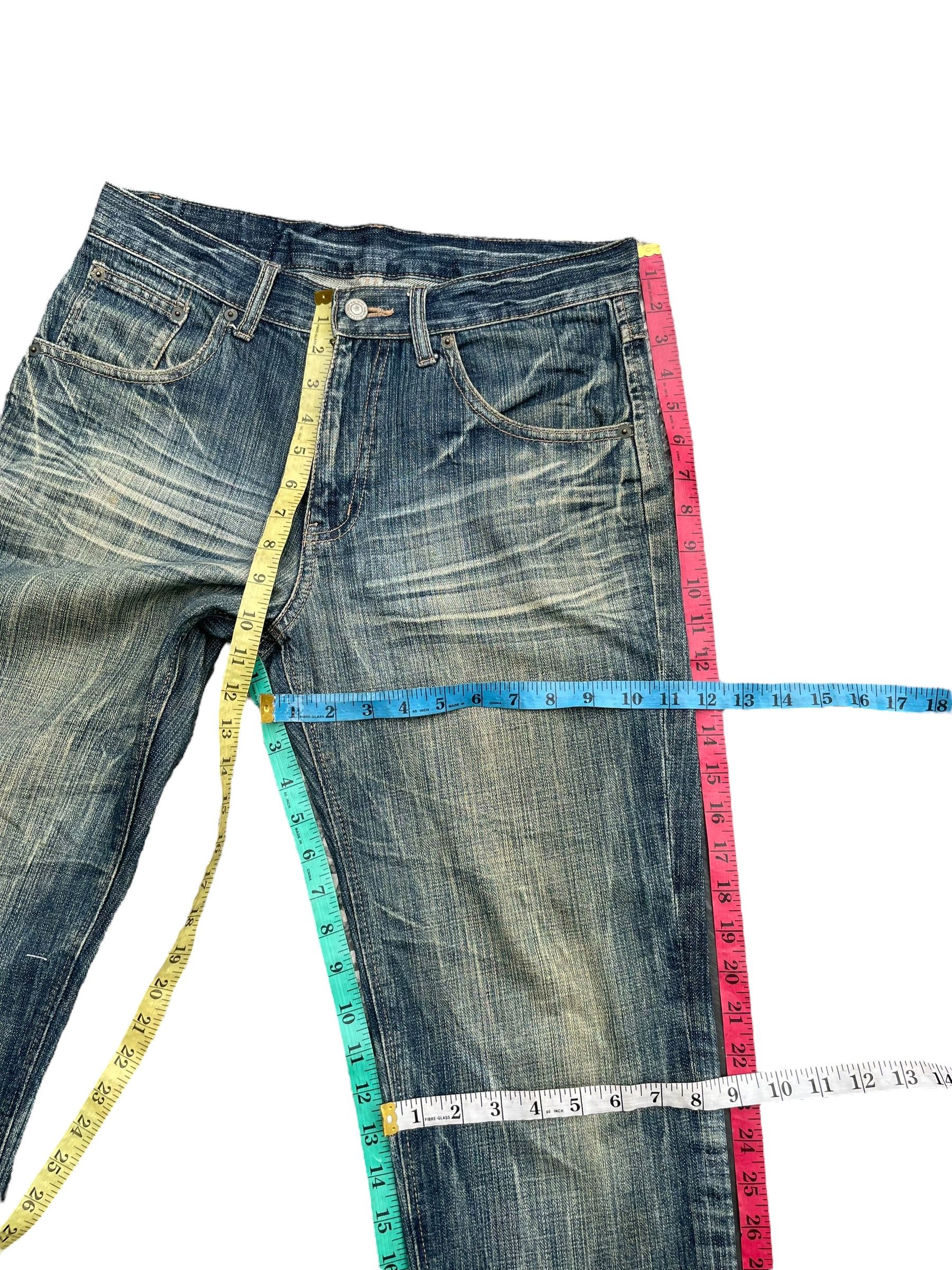King King Jonathan Faded Wash Denim Size US 32 / EU 48 - 9 Thumbnail