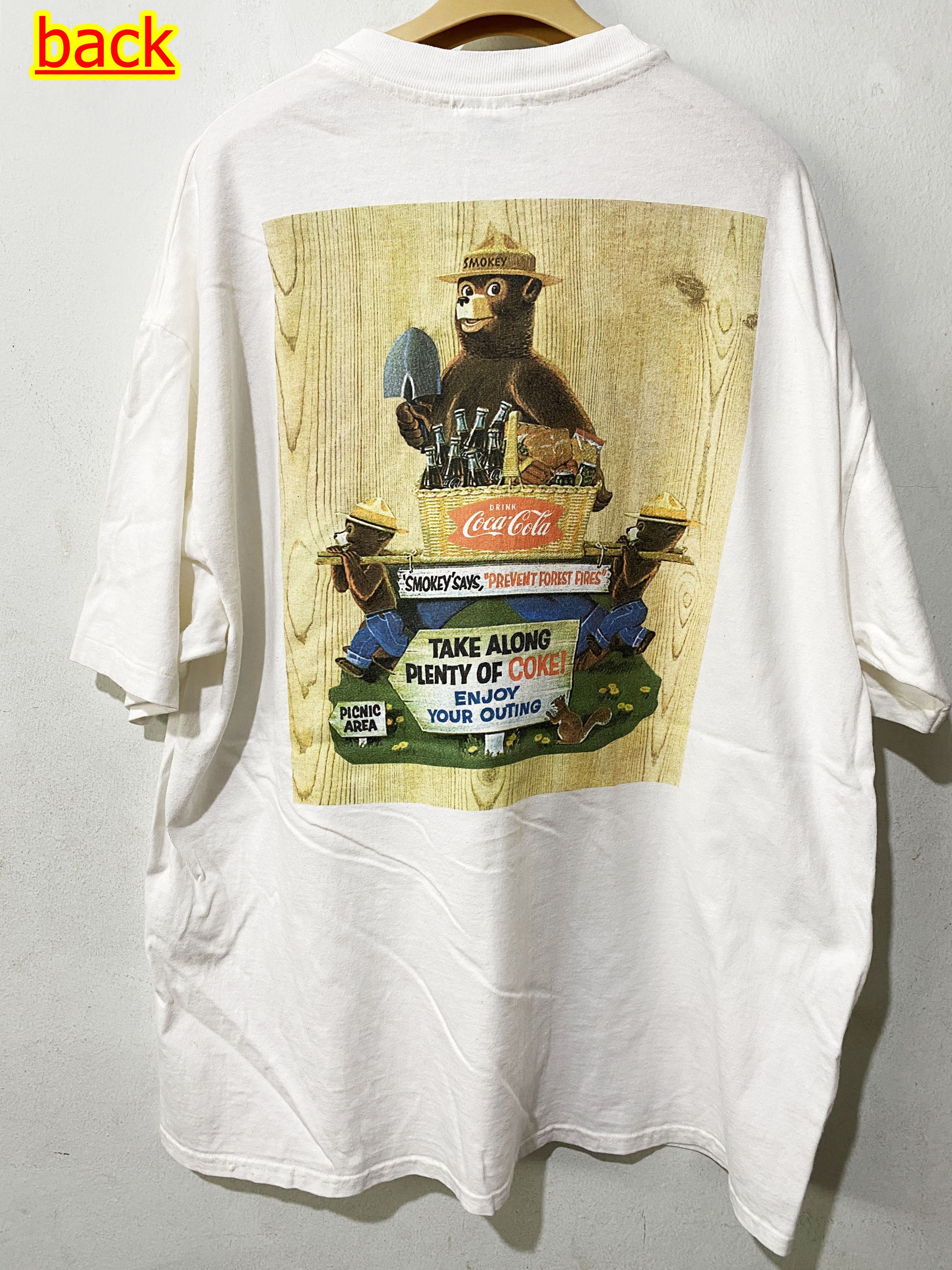 Vintage Vintage 90s Smokey Bear Shirt Size US XL / EU 56 / 4 - 1 Thumbnail