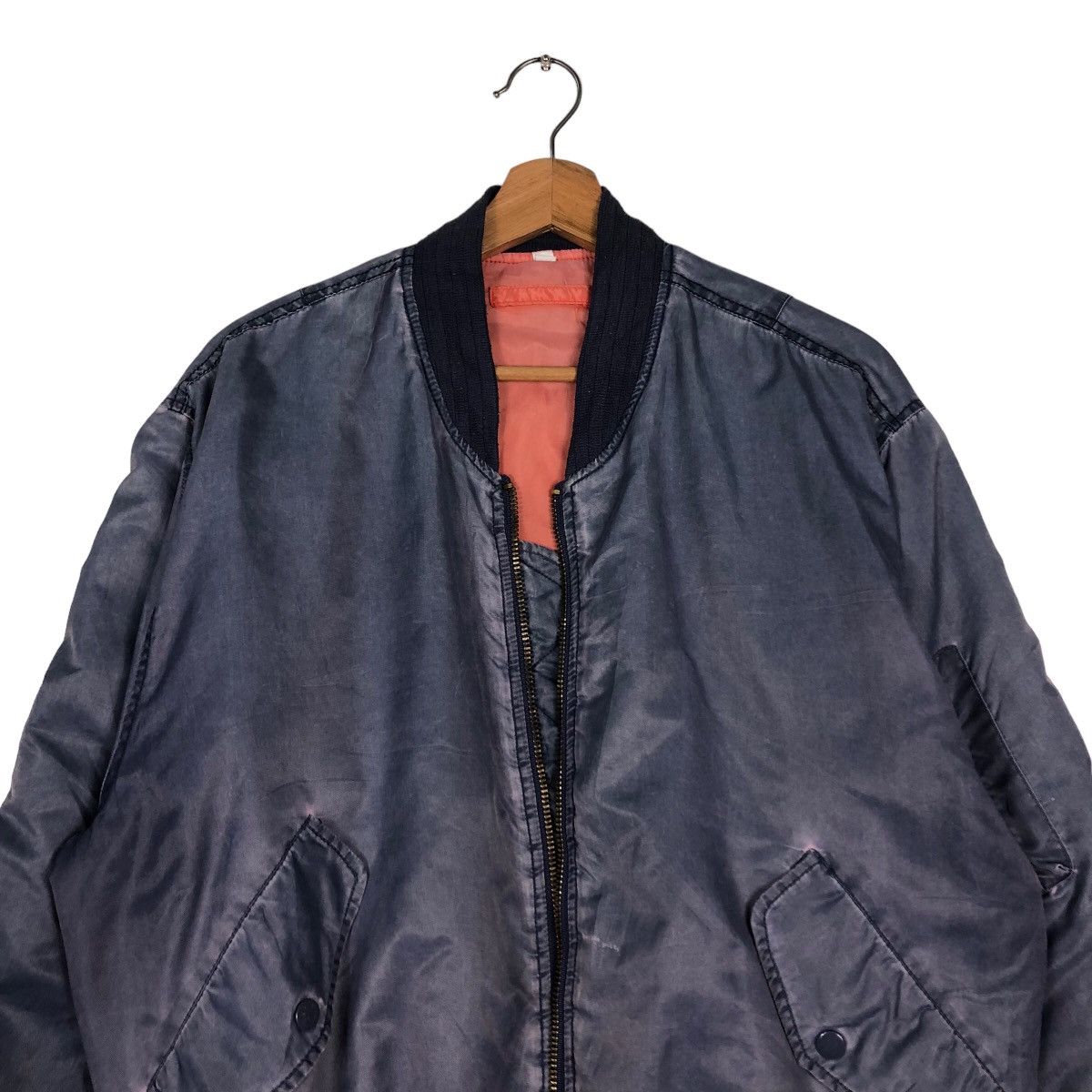 Japanese Brand 🔥Vintage Reversible Bomber Jacket Riot Riot Military Japan Size US L / EU 52-54 / 3 - 3 Thumbnail