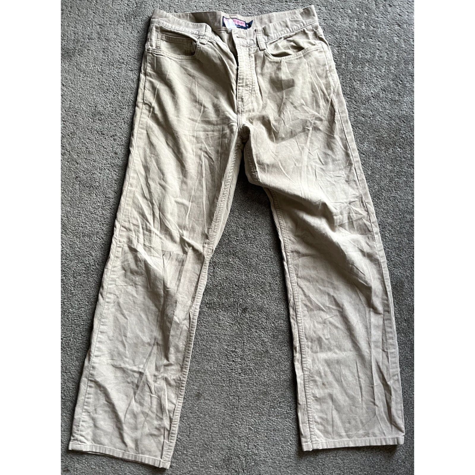 Vineyard Vines Vineyard Vines Corduroy Pants Mens 30x30 Beige Cotton Straight Leg Preppy Golf Size US 30 / EU 46 - 3 Thumbnail