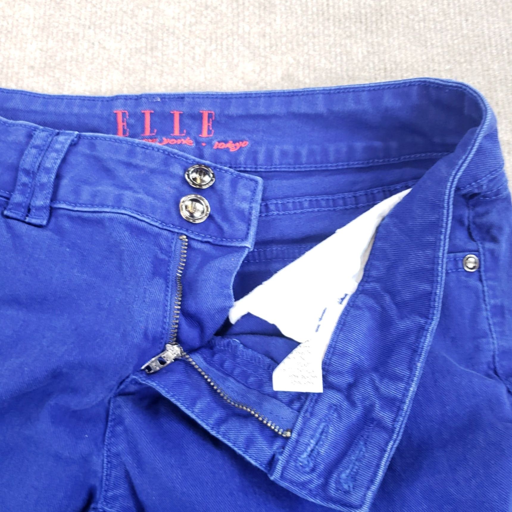 Vintage Elle Womens Jeans Size 8 Extra Large Blue Denim Straight Leg Stretch Size 30" / US 8 / IT 44 - 7 Thumbnail