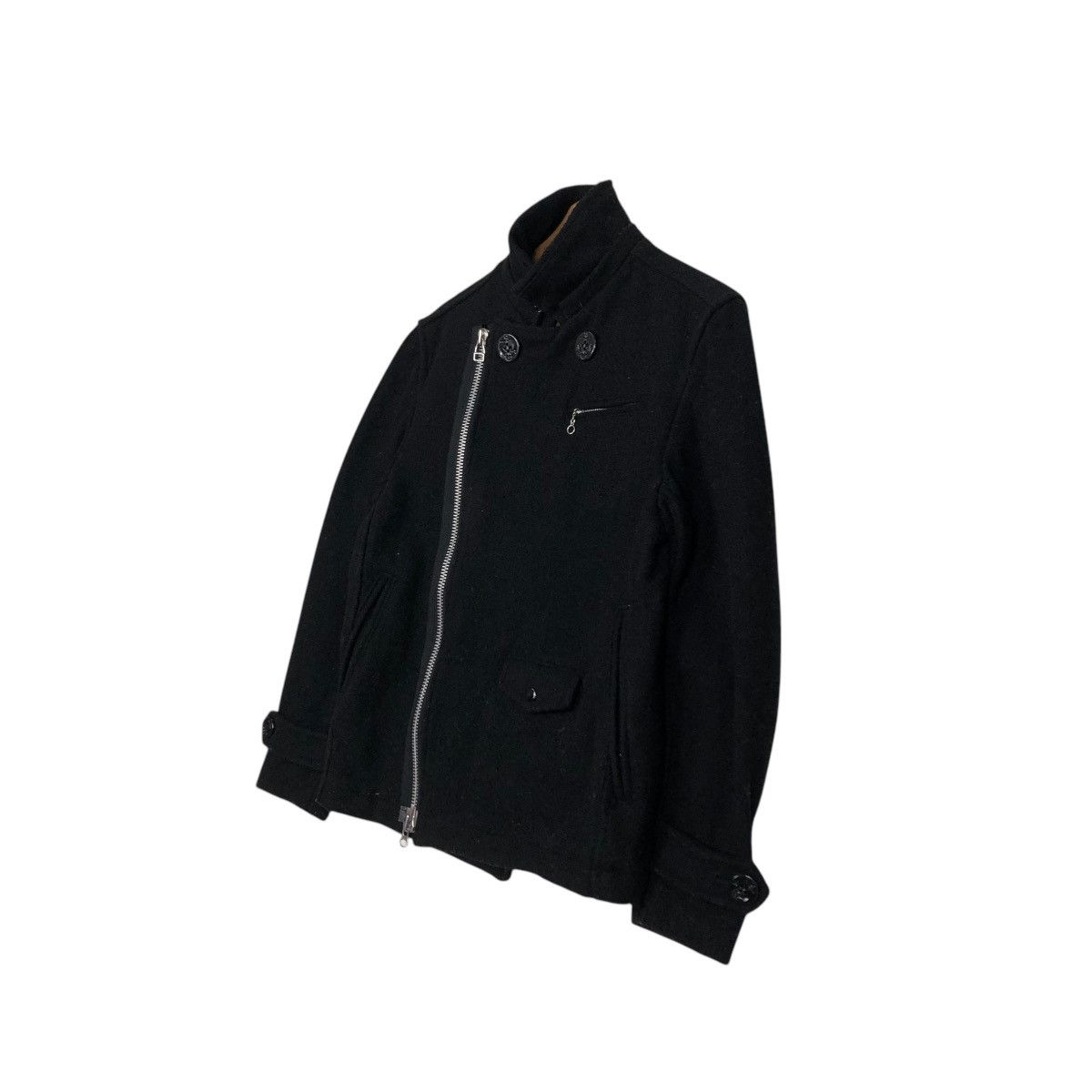 45rpm 🔥VINTAGE ZIPPER CROPPED JACKET ASYMMETRICAL STYLE CIAOPANIC Size US M / EU 48-50 / 2 - 5 Thumbnail