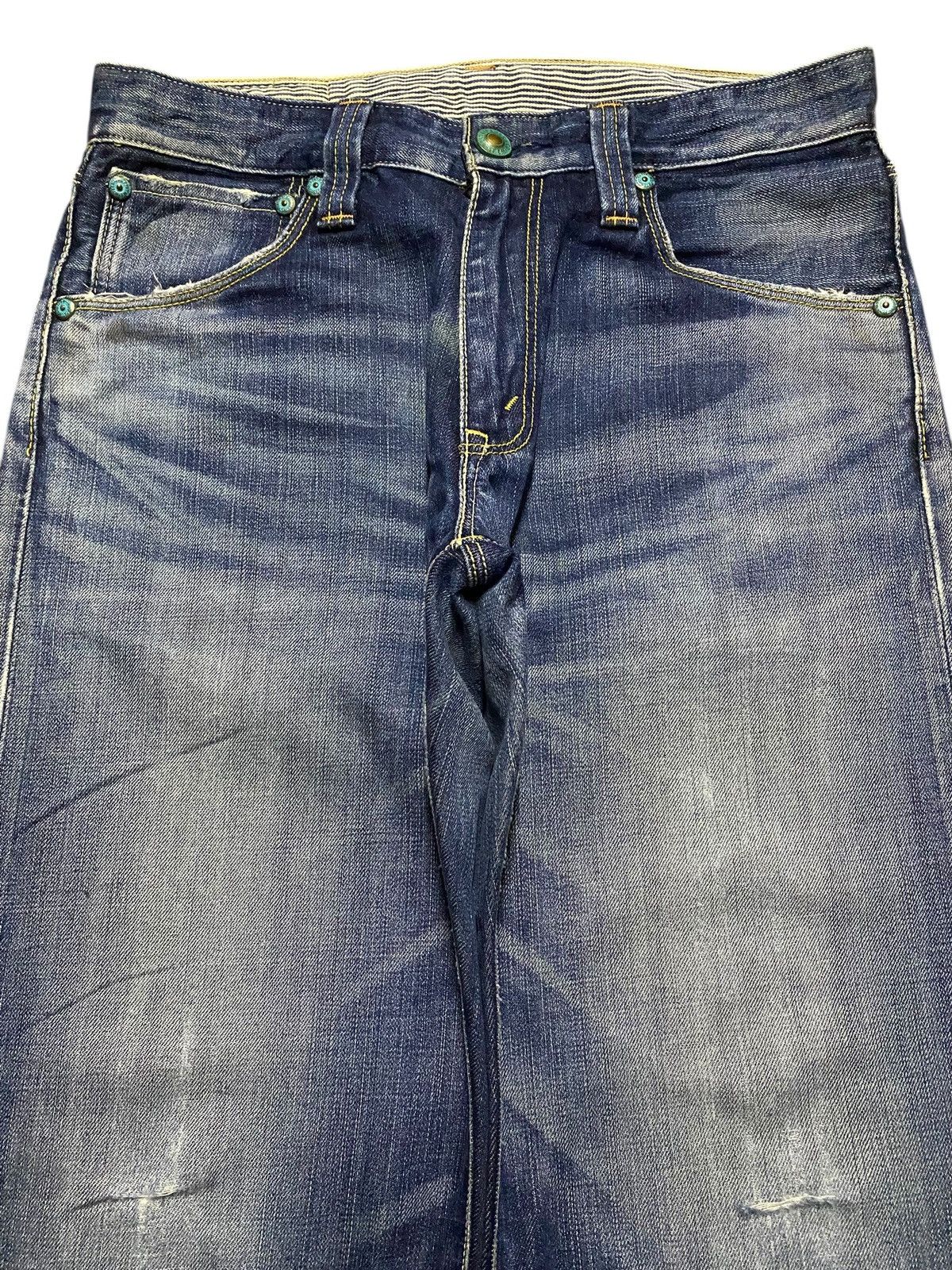 Levi's Vintage Levis 503 Faded Wash Distressed Baggy Jeans Size US 32 / EU 48 - 3 Thumbnail