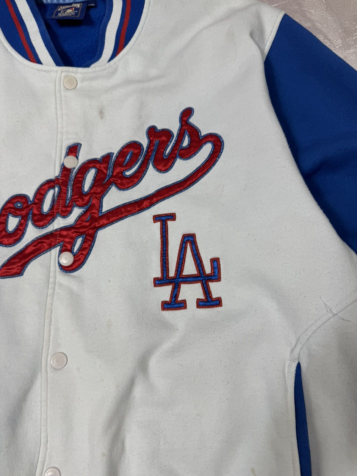 MLB Vintage LA Dodger Magestic Athletic Bomber Jacket Size US XL / EU 56 / 4 - 10 Thumbnail
