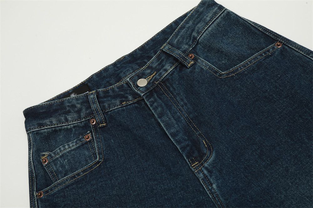 Japanese Brand × Jean Men's Straight Large Pocket Loose Washed Cargo Jeans Size US 32 / EU 48 - 4 Thumbnail