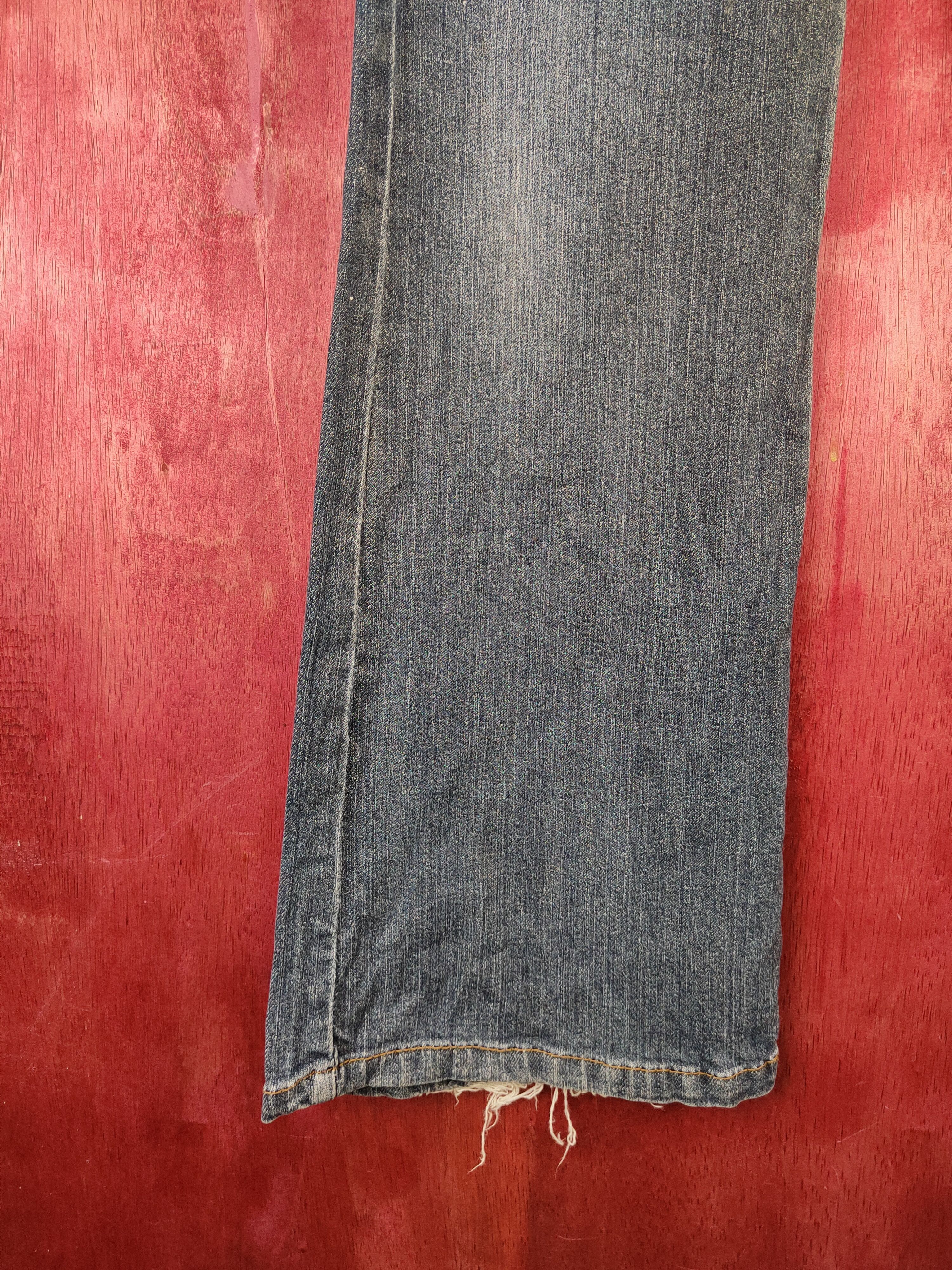 Japanese Brand Japanese Brand Dark Blue Distressed Ripped Jeans #S2127 Size 30" / US 8 / IT 44 - 5 Thumbnail