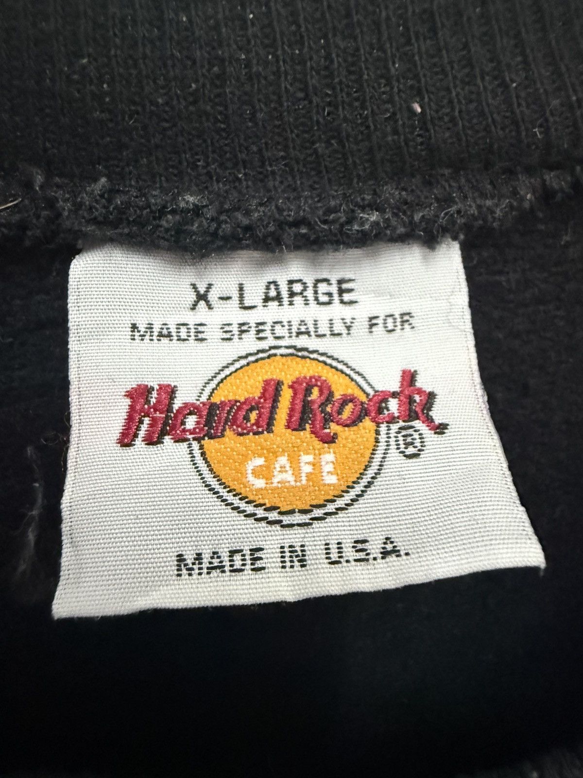 Hard Rock Cafe 🔥 90's Made in USA Valencia Hard Rock Cafe Sweatshirt - XL Size US M / EU 48-50 / 2 - 6 Thumbnail