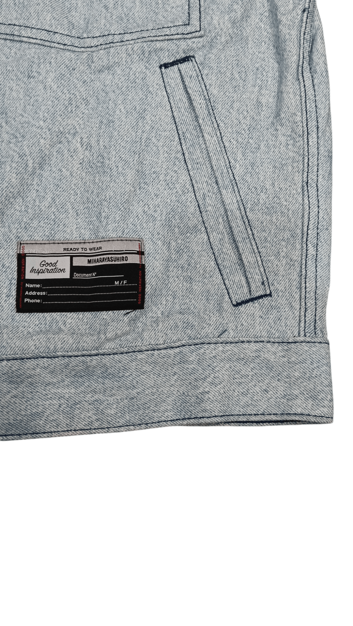 Maison MIHARA YASUHIRO MIHARA YASUHIRO Denim Jacket (S357) Size US M / EU 48-50 / 2 - 4 Thumbnail