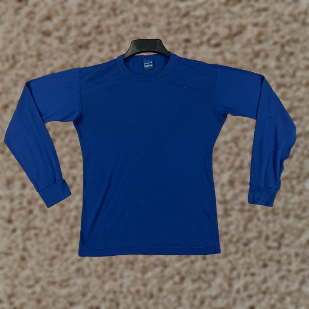 Patagonia Patagonia Shirt Men S Blue Capilene Long Sleeve 100% Polyester Crew Neck USA Logo All Seasons Breathable Size US S / EU 44-46 / 1 - 1 Thumbnail
