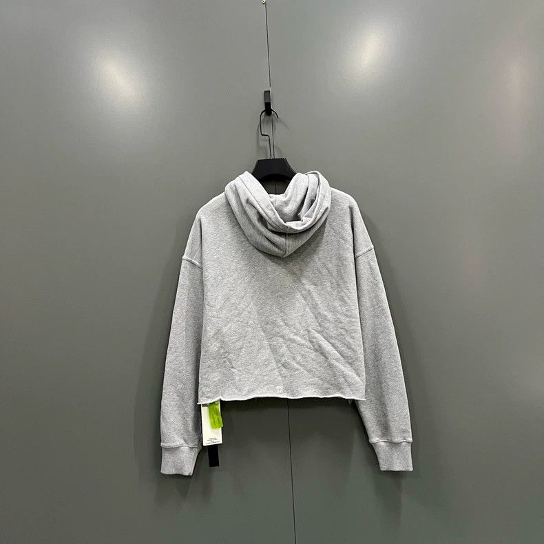 Givenchy Givenchy Grey Printed Logo Short Hoodie M Size Size US M / EU 48-50 / 2 - 2 Thumbnail