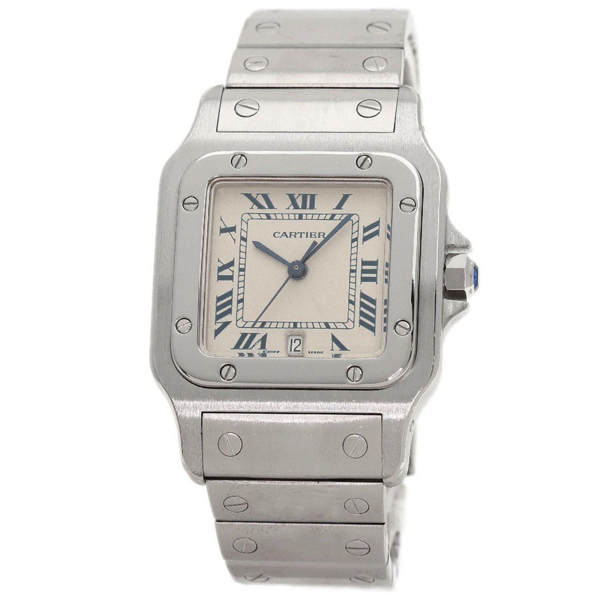 Cartier Cartier W20018D6 Santos Galbe LM Watch Stainless Steel SS Men's CARTIER Size ONE SIZE - 1 Thumbnail