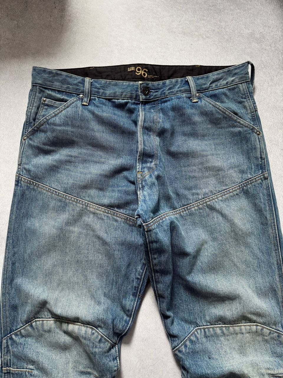G-Star G-Star RAW 5620 3D Double Knee Regular Blue Denim Jeans Size US 38 / EU 54 - 5 Thumbnail