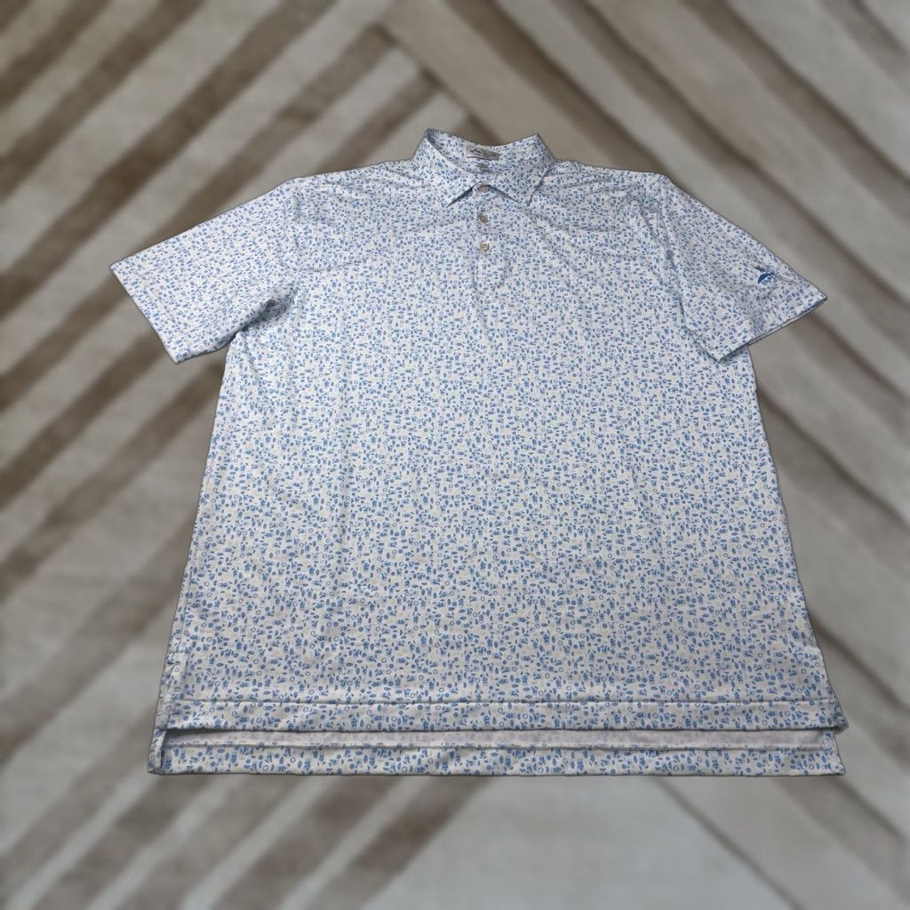 Peter Millar Peter Millar Summer Comfort Polo Shirt Men XL White Short Sleeve Embroidered Golf All Seasons Breathable Stretch Polo Size US XL / EU 56 / 4 - 1 Thumbnail