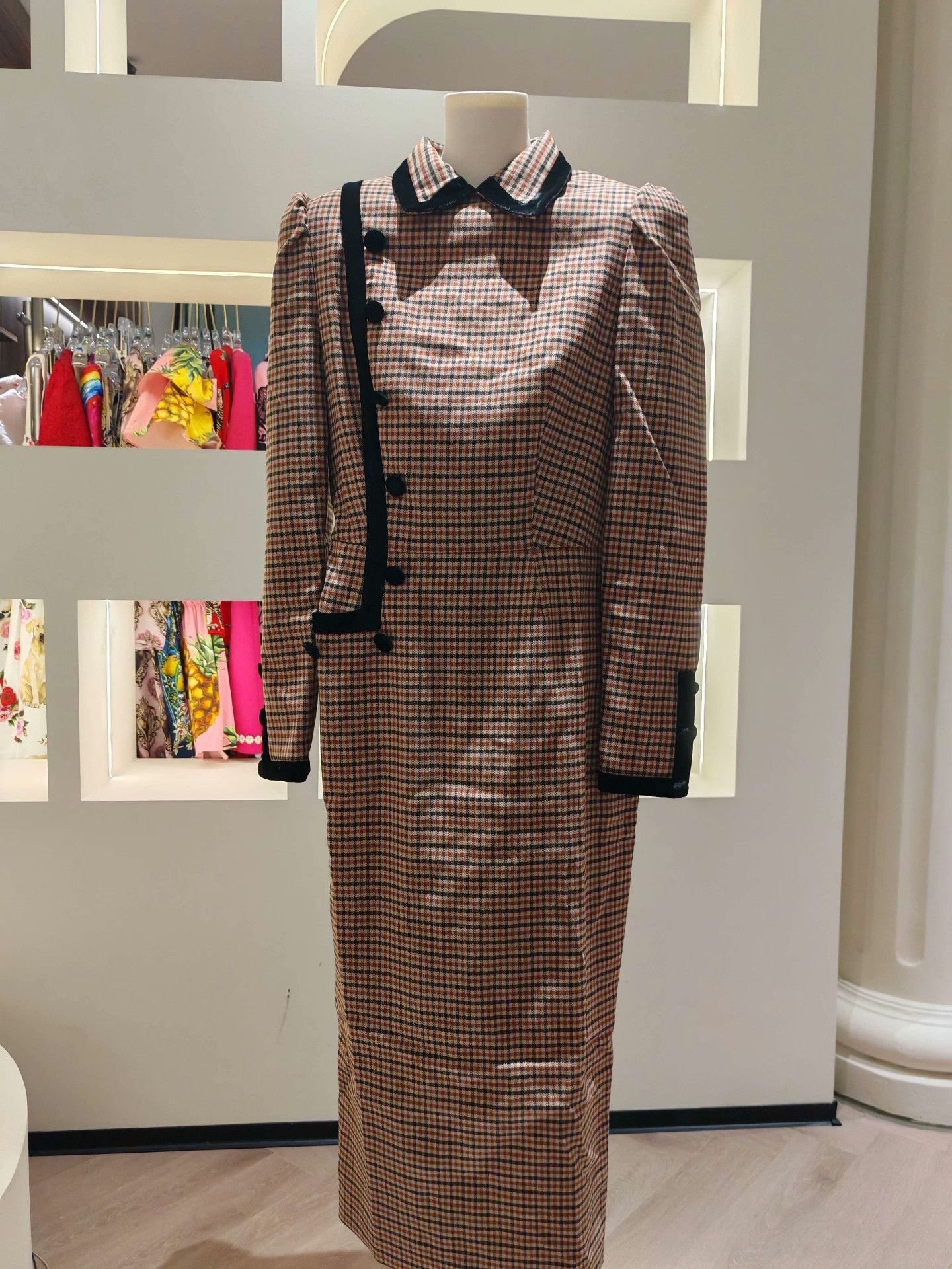 Alessandra Rich Alessandra Rich Checkered Dress Size M / US 6-8 / IT 42-44 - 1 Thumbnail
