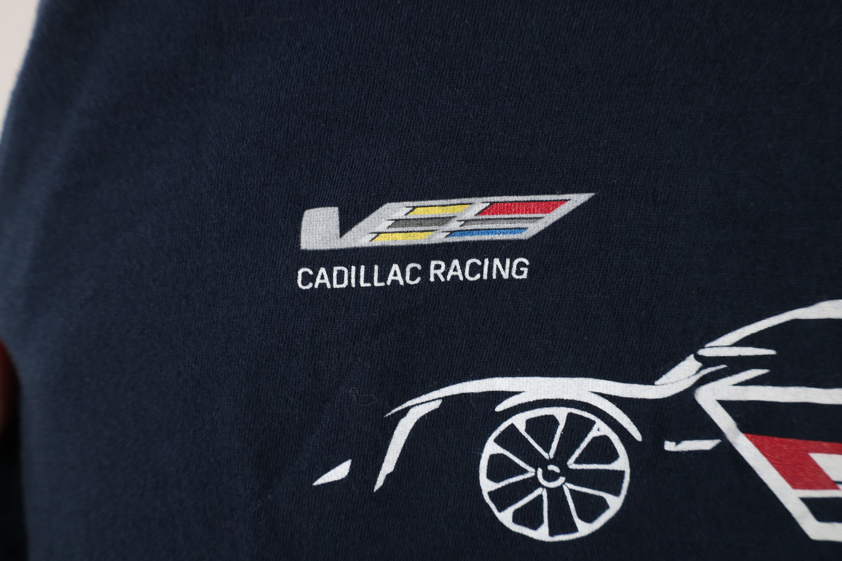 Vintage Streetwear Out Cadillac Racing Car Short Sleeve T-Shirt Blue Size US XL / EU 56 / 4 - 6 Thumbnail