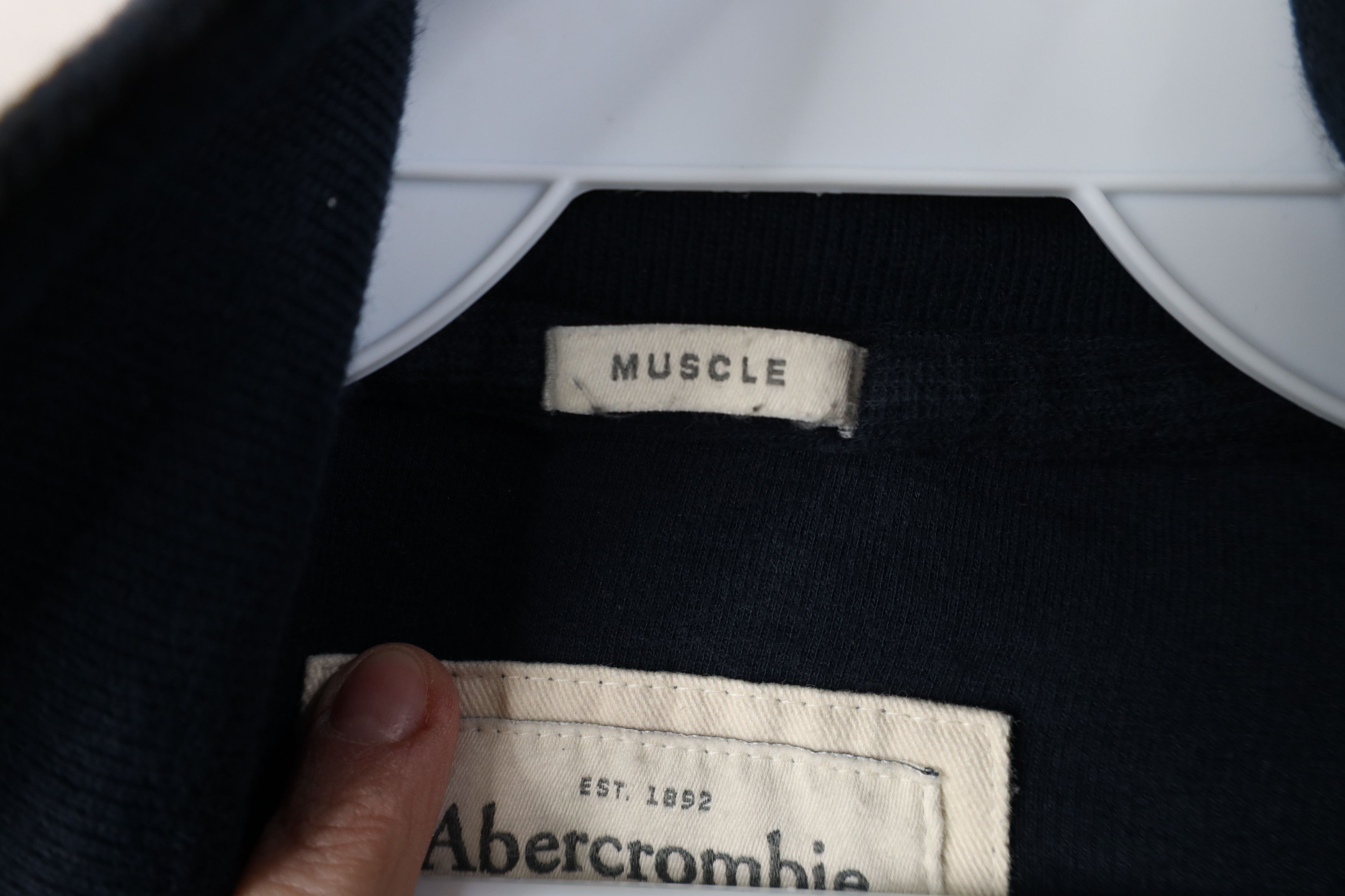 Abercrombie & Fitch Vintage 90s Y2K Abercrombie & Fitch Ribbed Henley Sweater Size US M / EU 48-50 / 2 - 9 Thumbnail