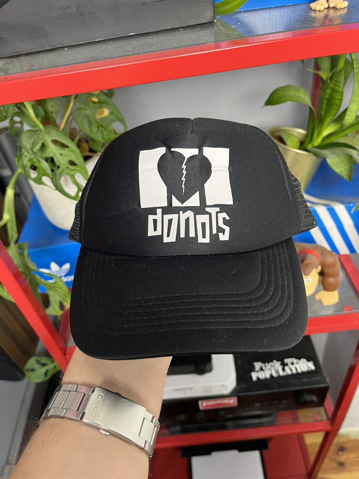 Vintage Rare Vintage 90s Donots rock band trucker hat Size ONE SIZE - 2 Thumbnail