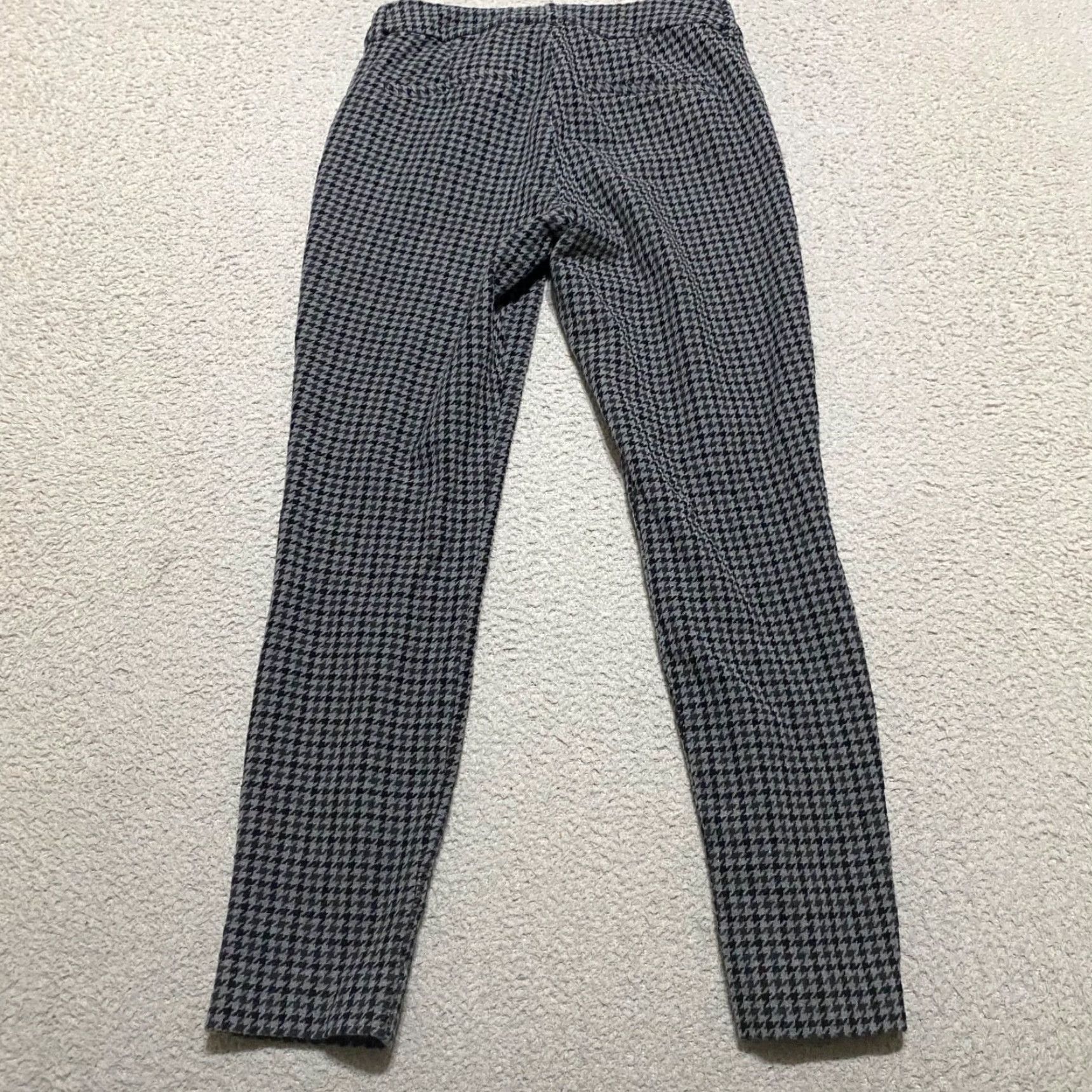 Old Navy Old Navy Womens Pants Gray Plaid Pixie Skinny Ankle High Rise Pockets 2 Size 26" / US 2 / IT 38 - 2 Thumbnail