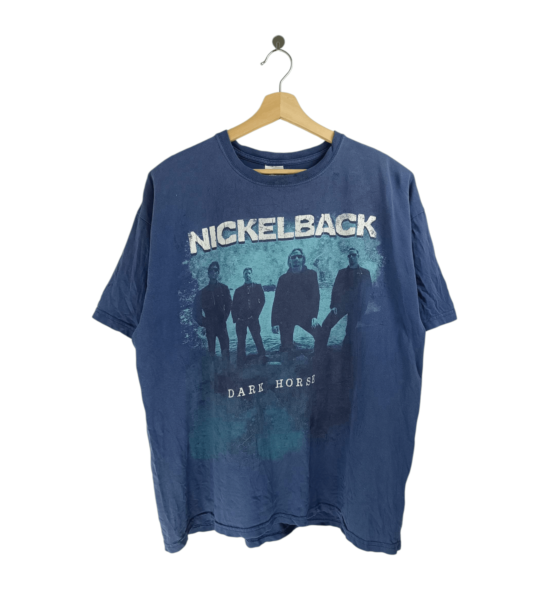 Vintage VINTAGE '08 NICKELBACK DARK HORSE TOUR staind bizkit korn Size US XL / EU 56 / 4 - 1 Thumbnail