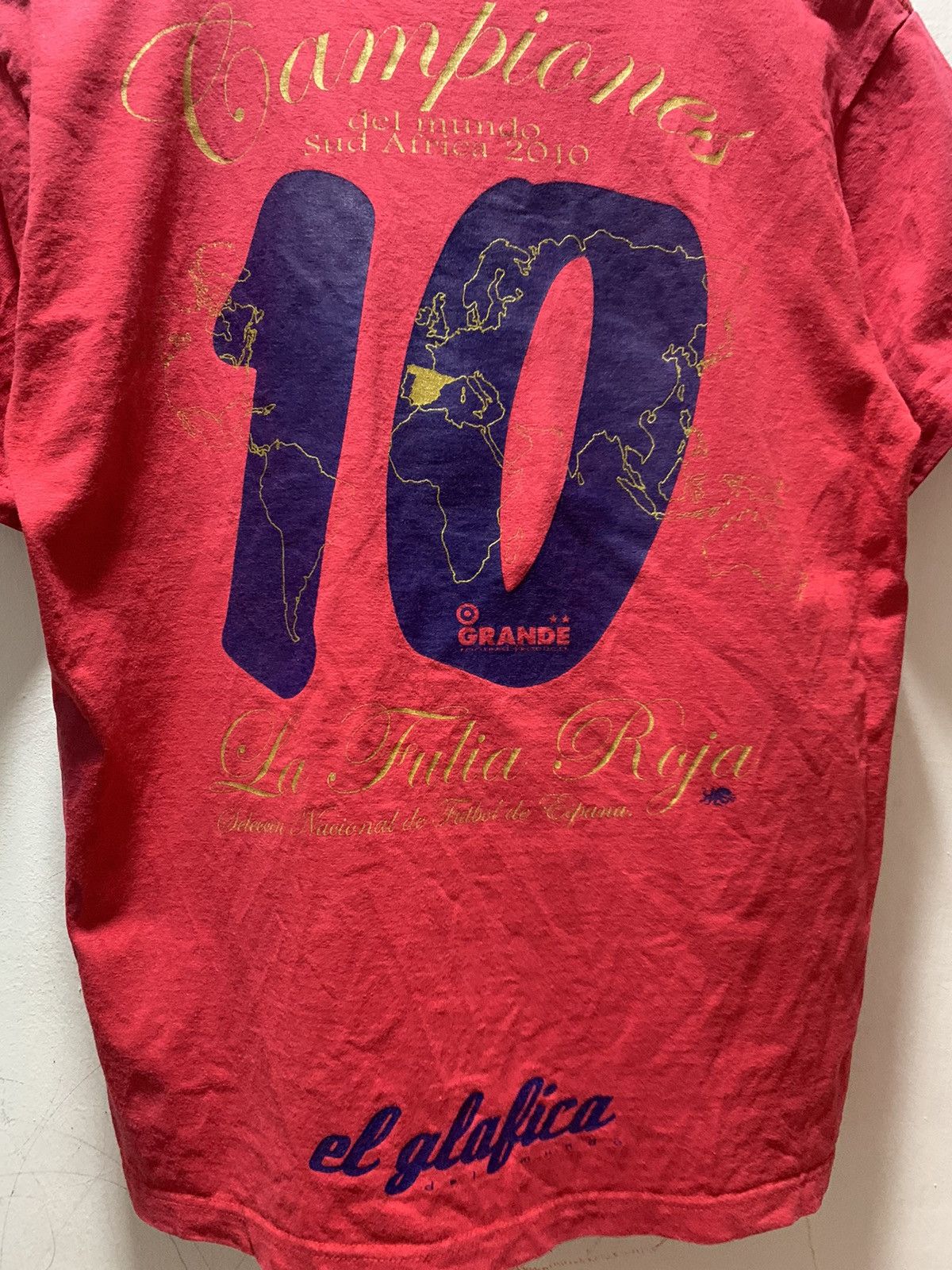Other Spain Champion world cup 2010 Promo Tee M Size US M / EU 48-50 / 2 - 9 Thumbnail