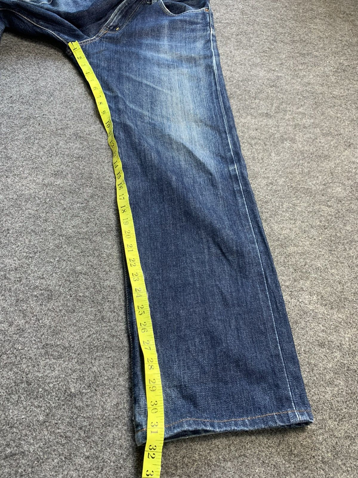 Edwin × Levi's × Vintage edwin selvedge blue jeans pant Size US 32 / EU 48 - 13 Thumbnail