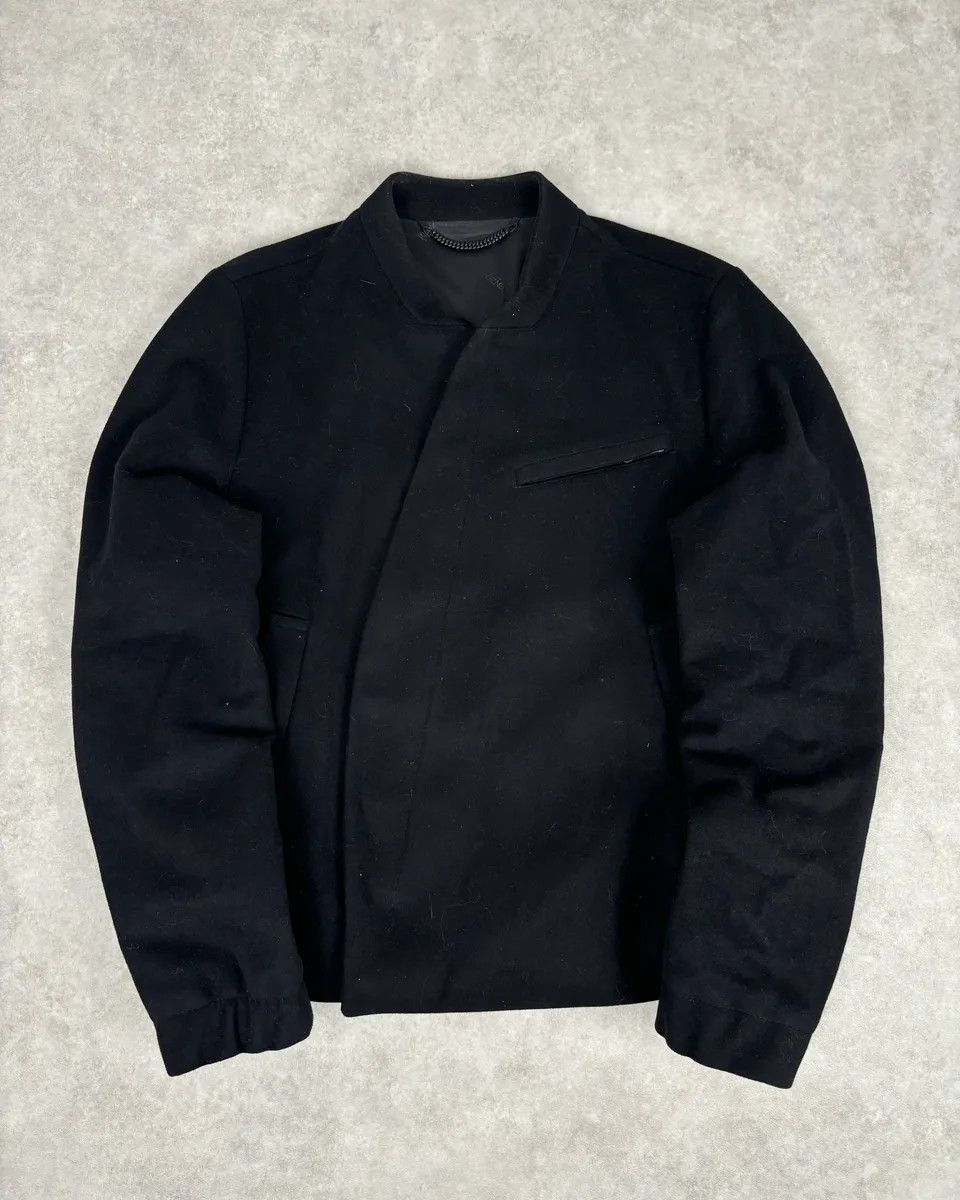 Kenzo Kenzo Asymmetrical Wool Black Jacket Size US L / EU 52-54 / 3 - 1 Thumbnail