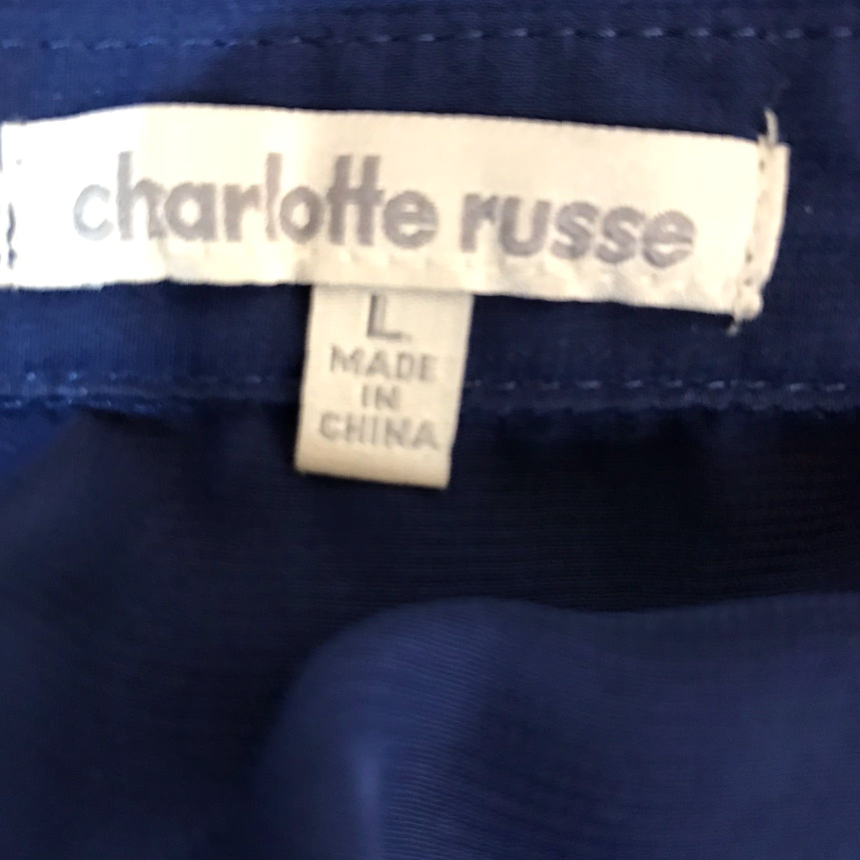 Vintage Charlotte Russe Blue Maxi Dress Womens Size L Sleeveless Sheer Lined Cap Sleeve Lightweight Size L / US 10 / IT 46 - 4 Thumbnail