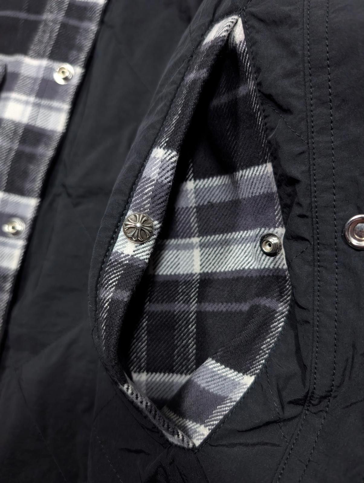 Chrome Hearts Chrome Hearts Work Dog Quilted Flannel Jacket 2025 Black Size US L / EU 52-54 / 3 - 5 Thumbnail