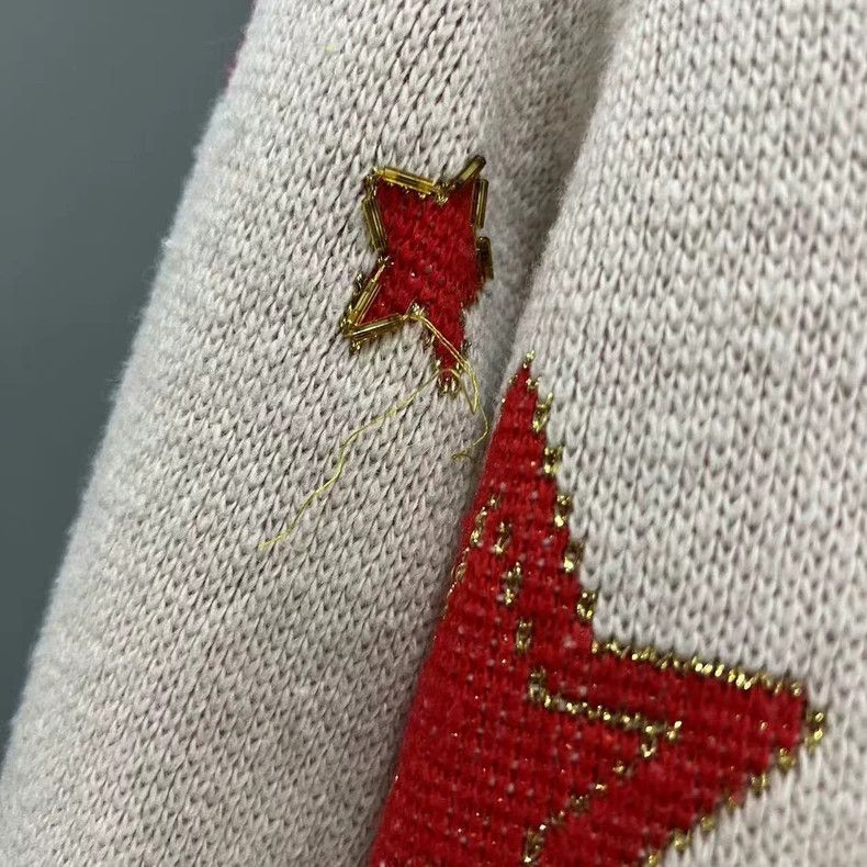 Gucci Gucci Sequin pearl embroidered knitted cardigan sweater 250 Size US M / EU 48-50 / 2 - 4 Thumbnail