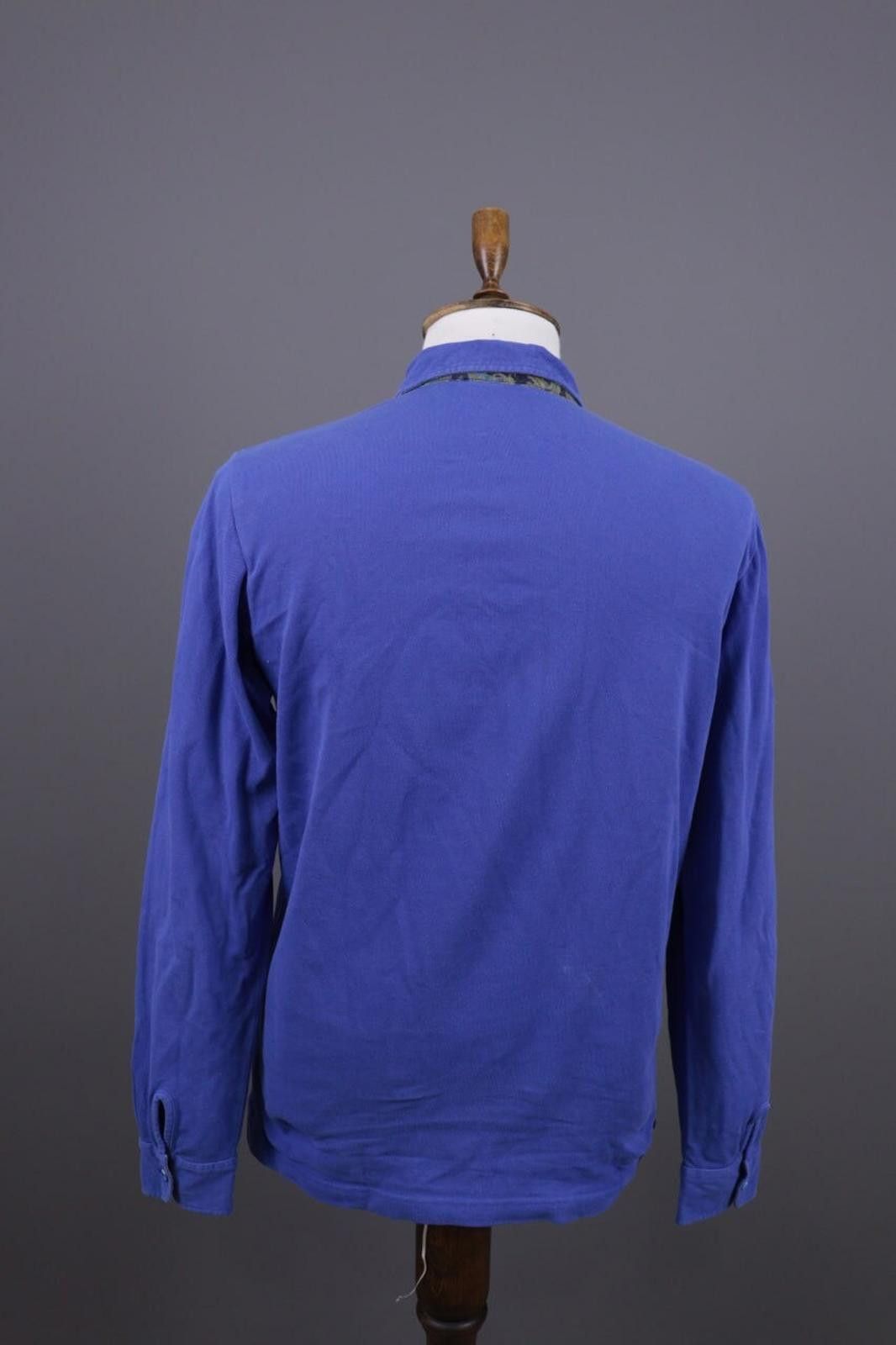 Etro ETRO Milano Blue Collared Paisley Pullover Sweater Size XL Size US XL / EU 56 / 4 - 8 Thumbnail