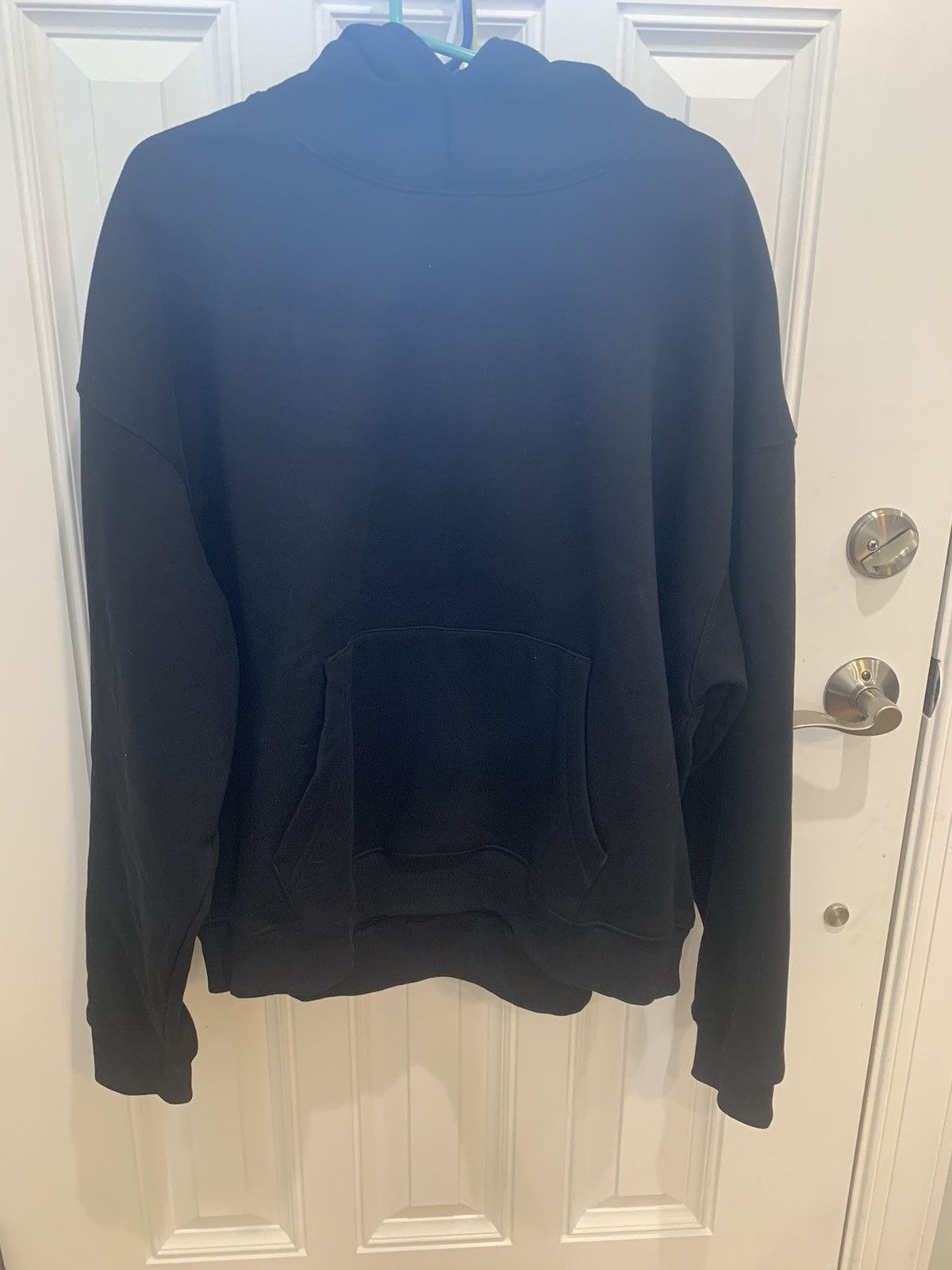 image of Haven Court Boxy Hoodie in Black, Men's (Size Medium)
