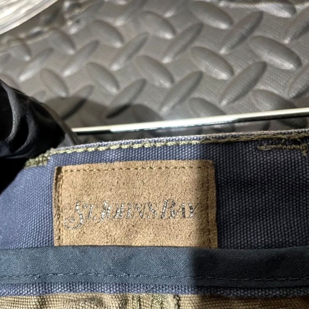 Vintage VINTAGE St. Johns' Bay Khaki Cargo Pants Button Pocket Casual Wear Men 40x30 Mens Regular 28 In Brown Size US 40 / EU 56 - 3 Thumbnail
