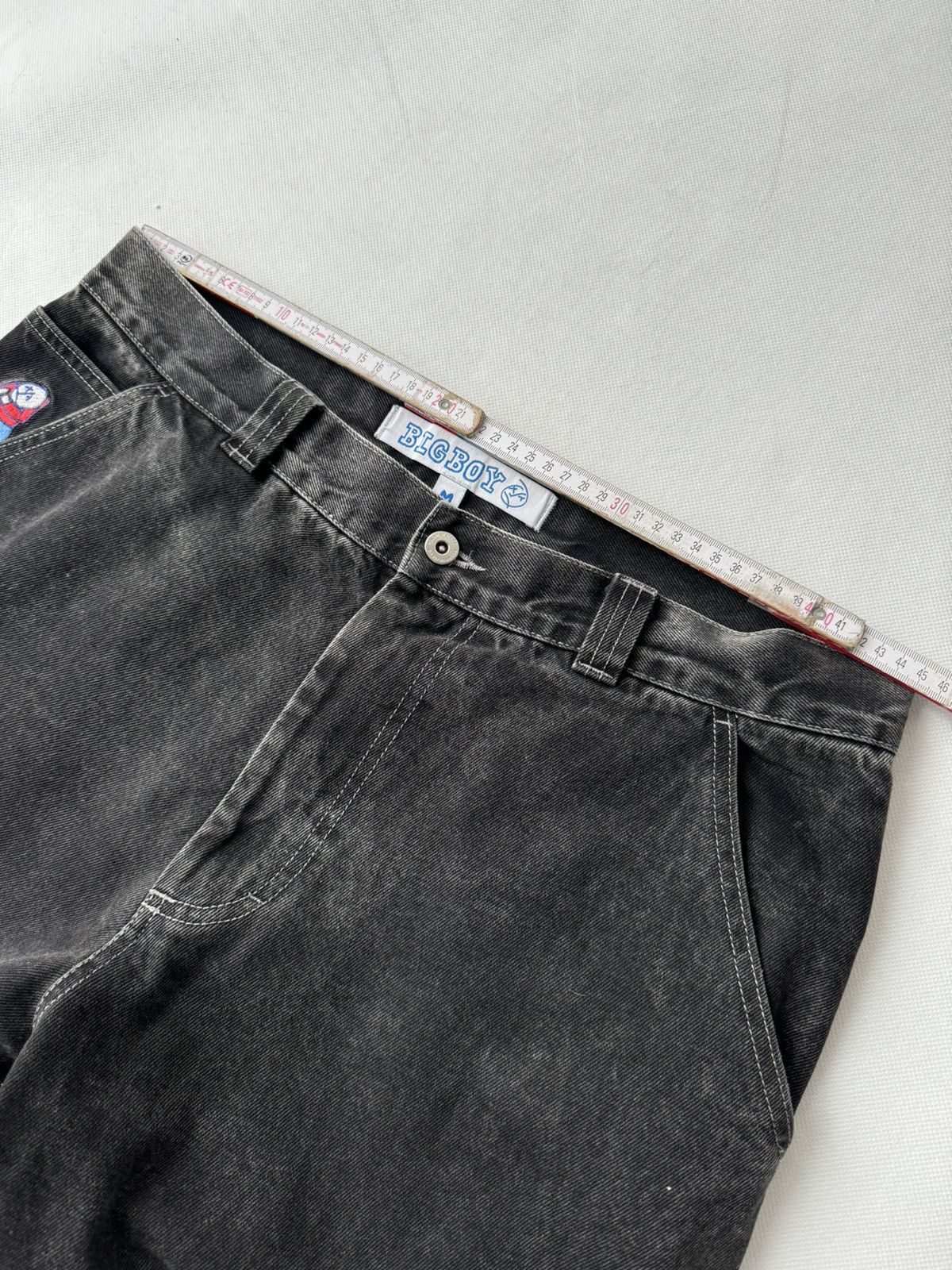 JNCO Rare Polar Big Boy Work Pants Washed Black Baggy Jnco Style Size US 32 / EU 48 - 21 Thumbnail