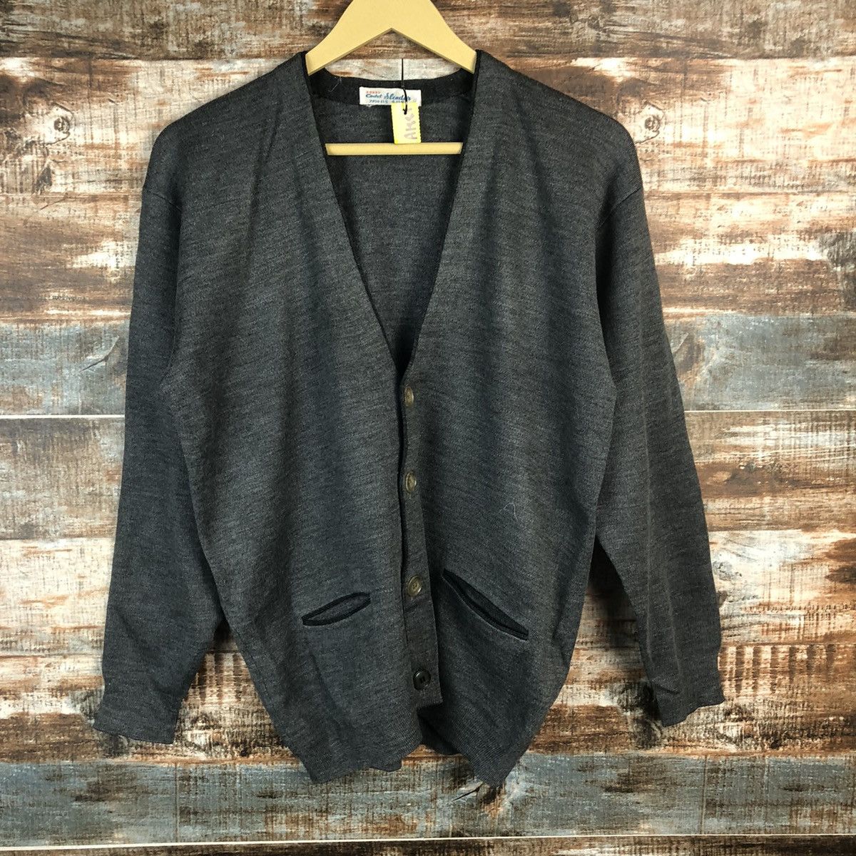 Homespun Knitwear × Japanese Brand Codet Slender Grey Cardigan Knitwear #A1884 Size US M / EU 48-50 / 2 - 3 Thumbnail