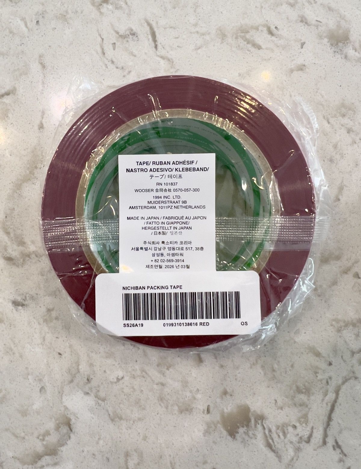 Supreme Supreme packaging tape red Size ONE SIZE - 3 Thumbnail