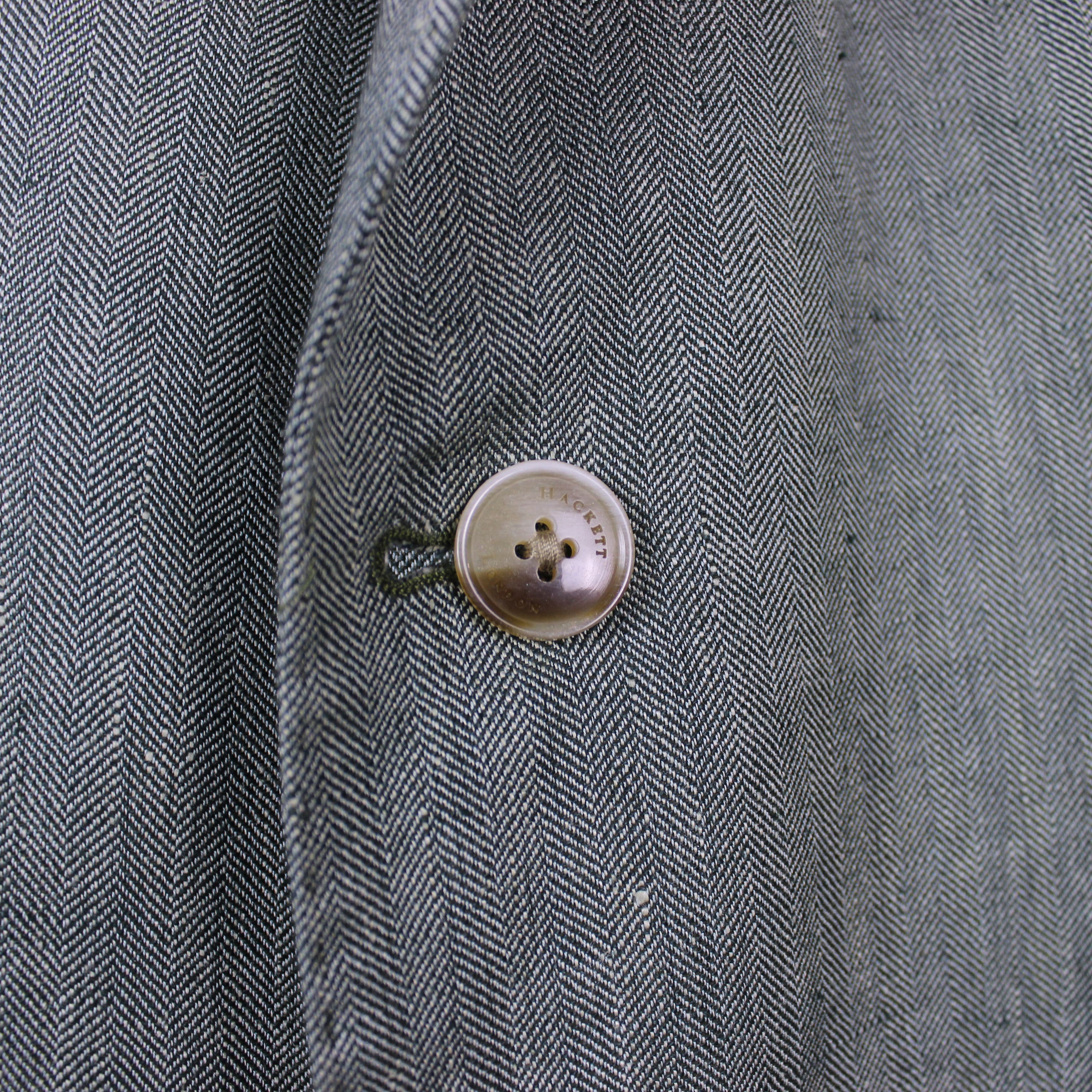 Hackett Hackett blazer linen cotton XL 46R 56R tailoring Size 46R - 12 Thumbnail