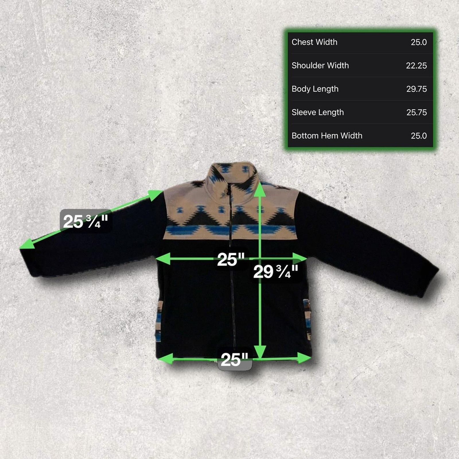 Vintage Angderson Southwestern Aztec Pattern Full-Zip Fleece Jacket Size US XL / EU 56 / 4 - 5 Thumbnail