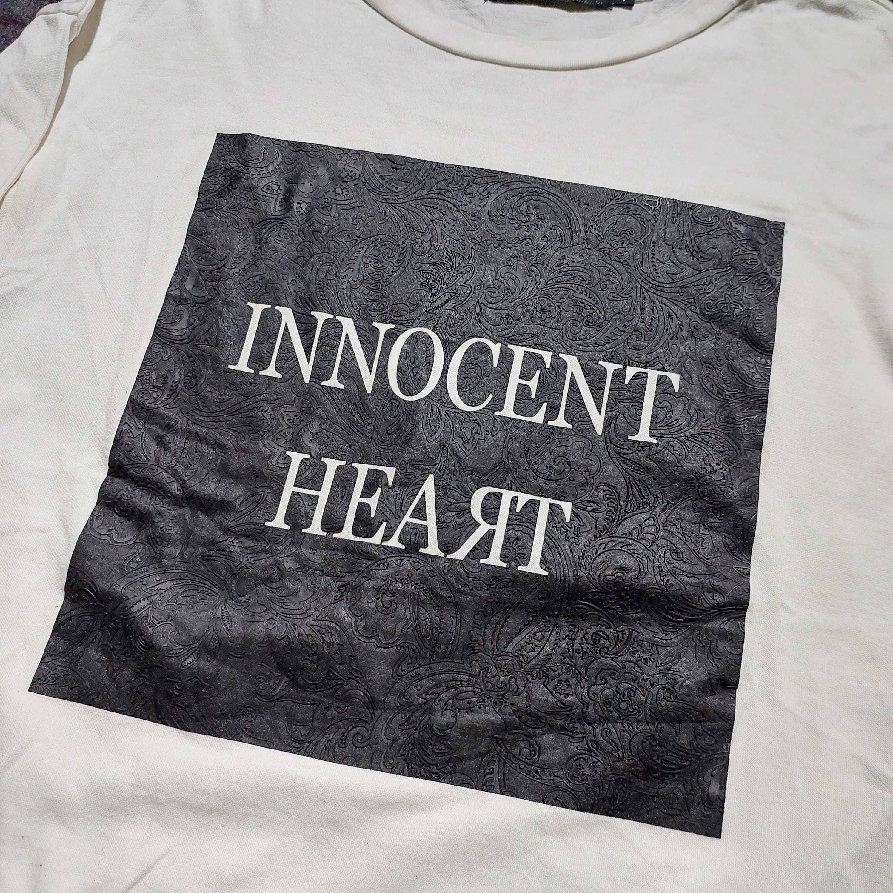 GOSTAR DE FUGA FUGA crewneck "INNOCENT HEART" white sweater Size US L / EU 52-54 / 3 - 5 Thumbnail