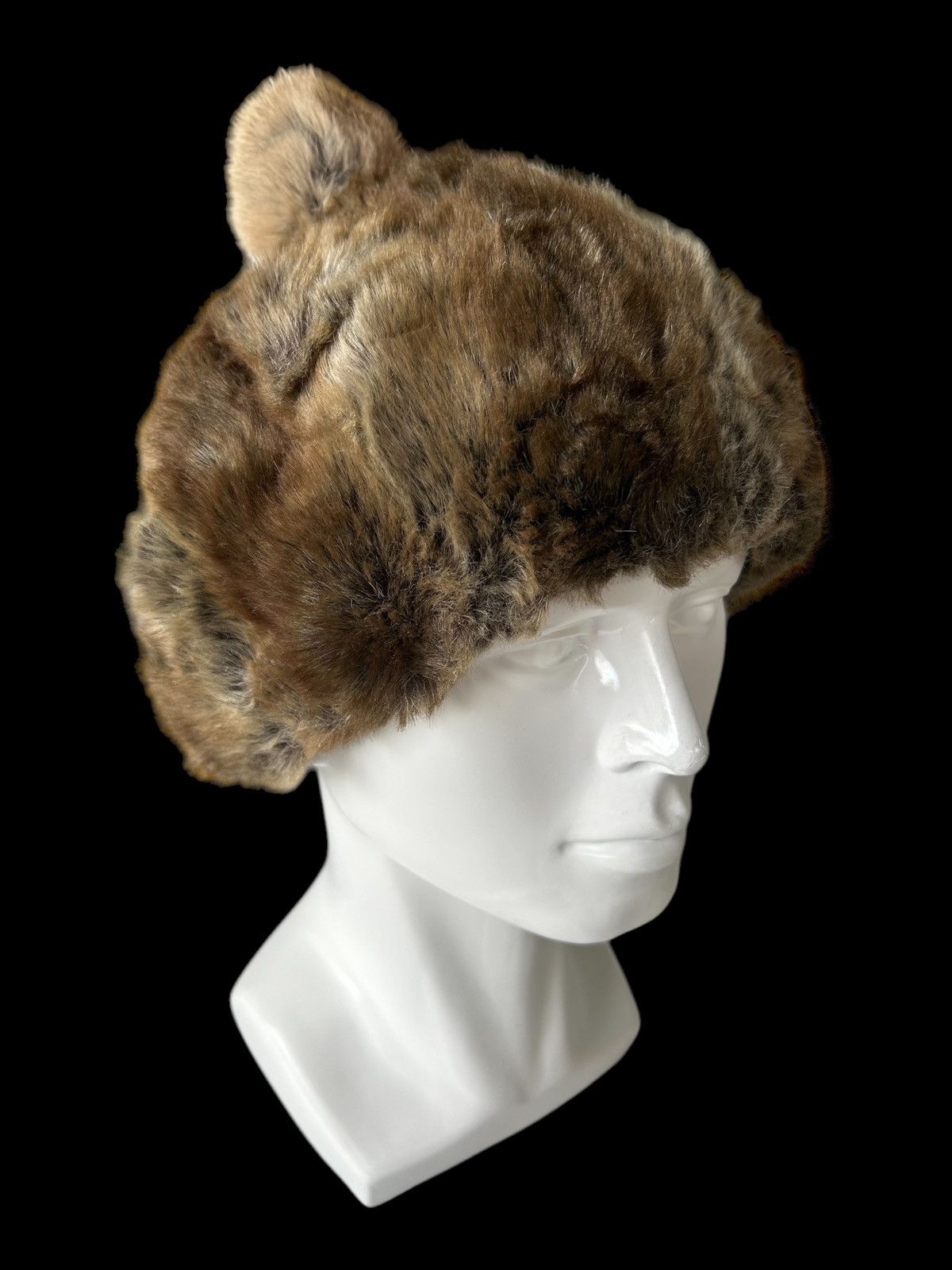 14th Addiction × Japanese Brand × Le Grande Bleu (L.G.B.) Punk Bondage Style Fur Hats ☠️🎌 Size ONE SIZE - 1 Thumbnail