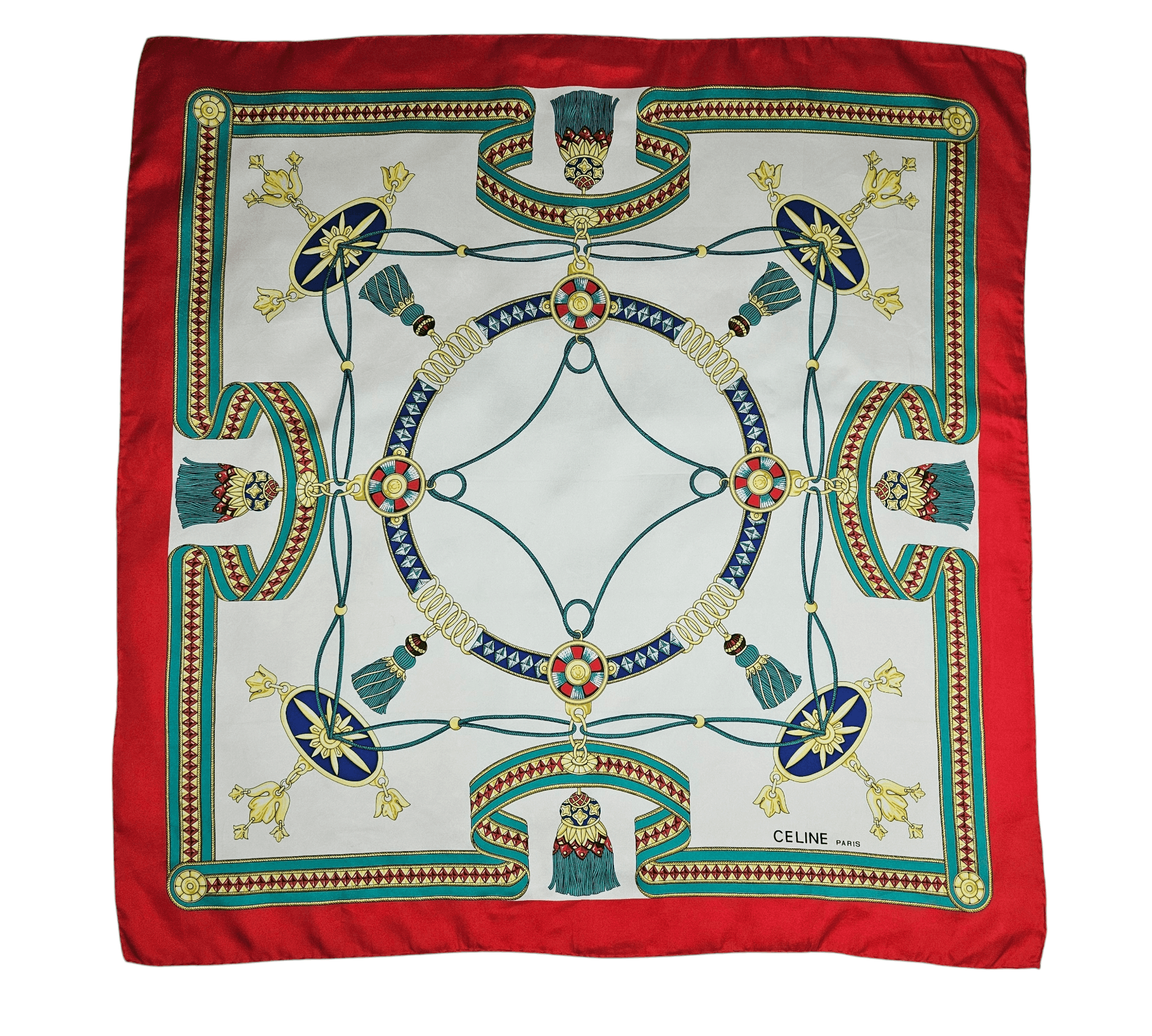Celine Celine Paris Silk Scarf Size ONE SIZE - 1 Thumbnail