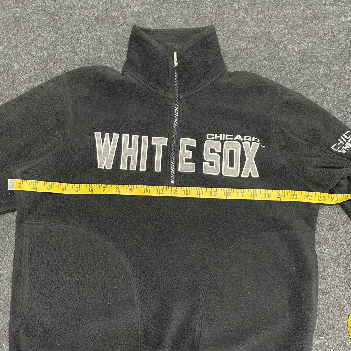 Vintage Vintage Chicago White Sox 1/4 Zip Fleece Pullover Size US XL / EU 56 / 4 - 13 Thumbnail