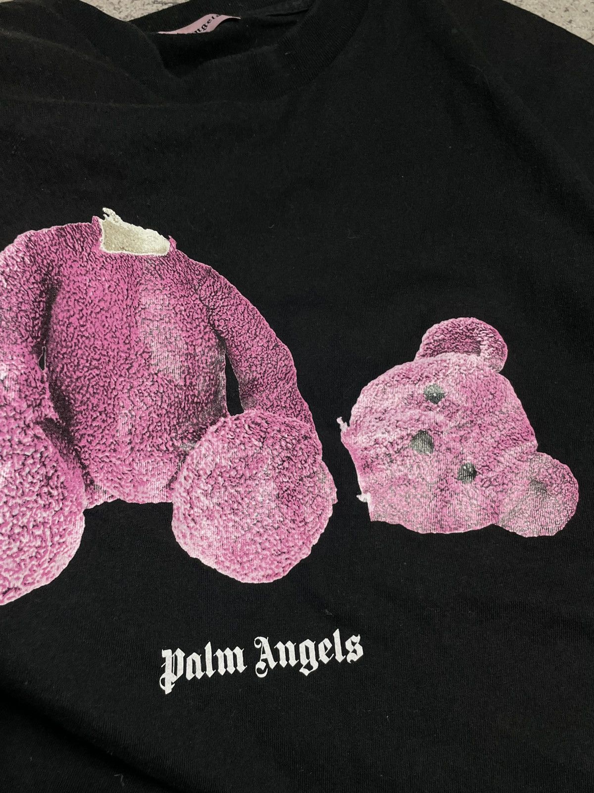 Palm Angels Palm Angels Bear T-Shirt - Black Size US L / EU 52-54 / 3 - 3 Thumbnail