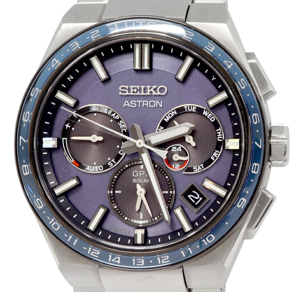 Seiko Seiko Seiko Blue Dial Astron Watch SBXC109 Metal Quartz SBXC109 5X53-0BR0 DUTY FREE for USA Size ONE SIZE - 1 Thumbnail