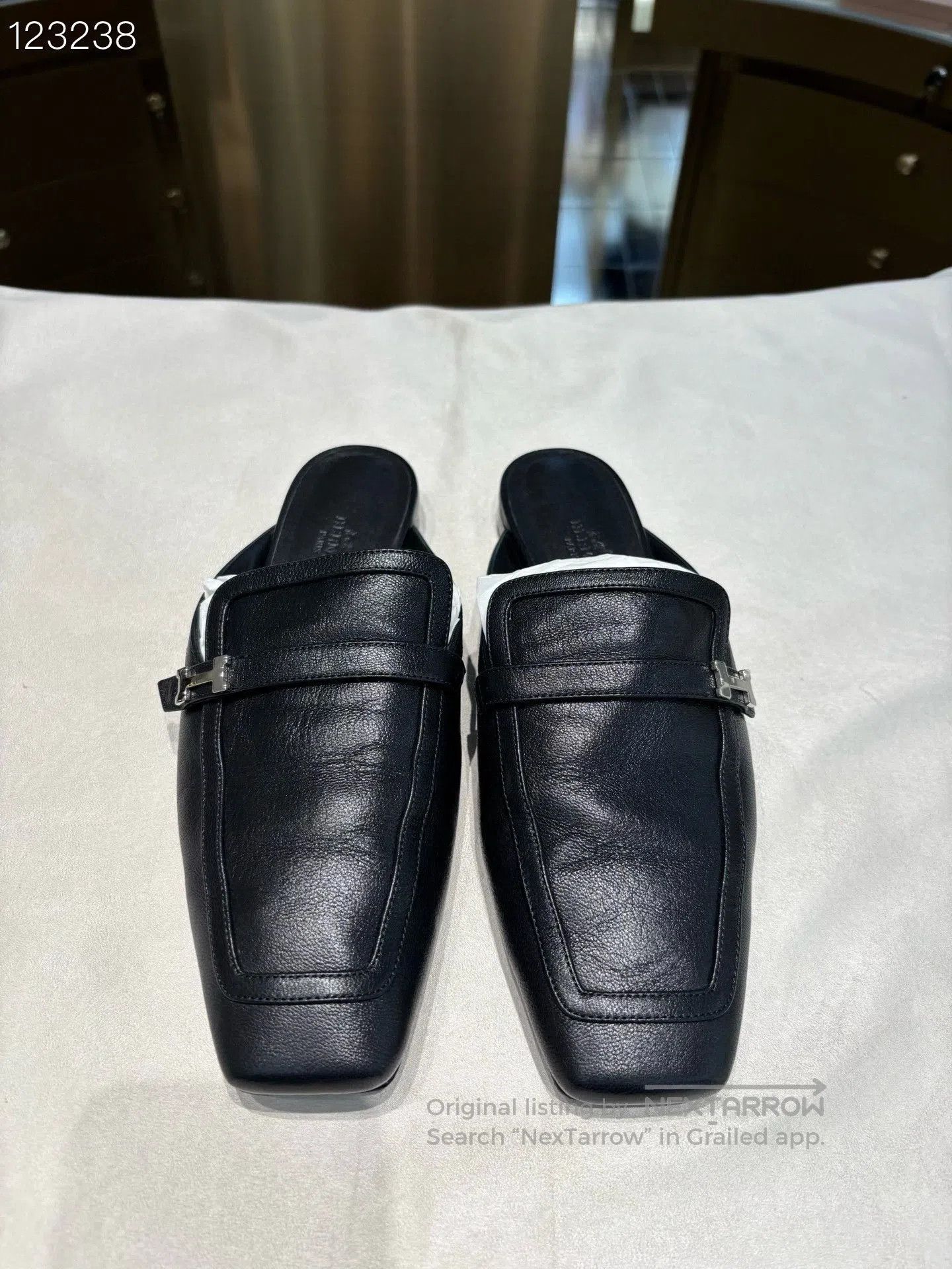 Hermes Hermès Groupie Women's Black Mules. Size US 7.5 / IT 37.5 - 1 Thumbnail