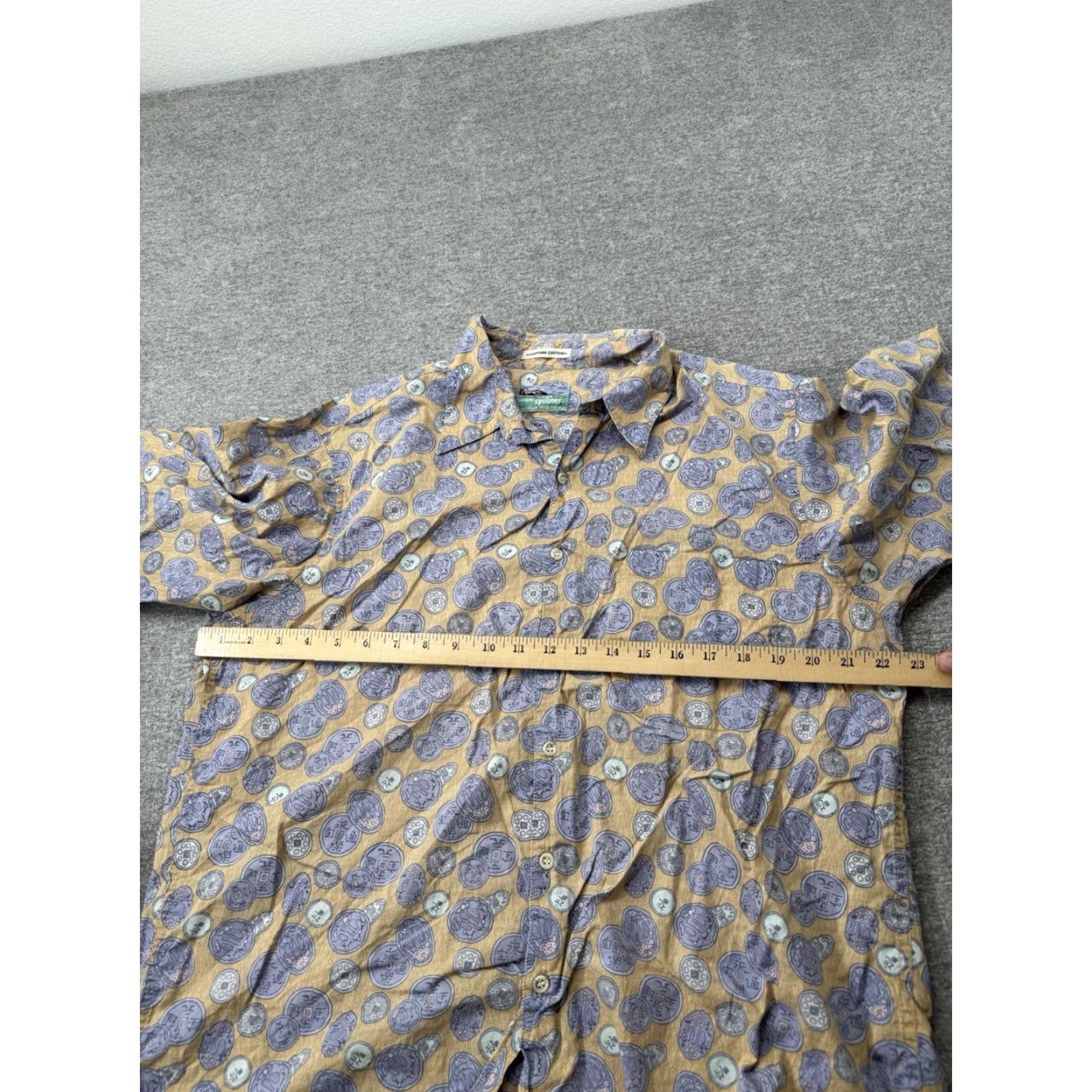 Reyn Spooner VINTAGE Reyn Spooner Mens Hawaiian Shirt XL Graphic Egyptian Cotton Yellow Shirt Size US XL / EU 56 / 4 - 5 Thumbnail
