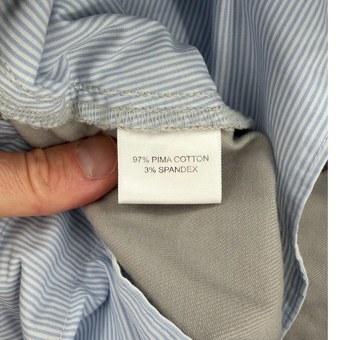 Peter Millar NWT Peter Millar Crown Pilot Twill Flat Front Gray Trousers Size US 38 / EU 54 - 5 Thumbnail
