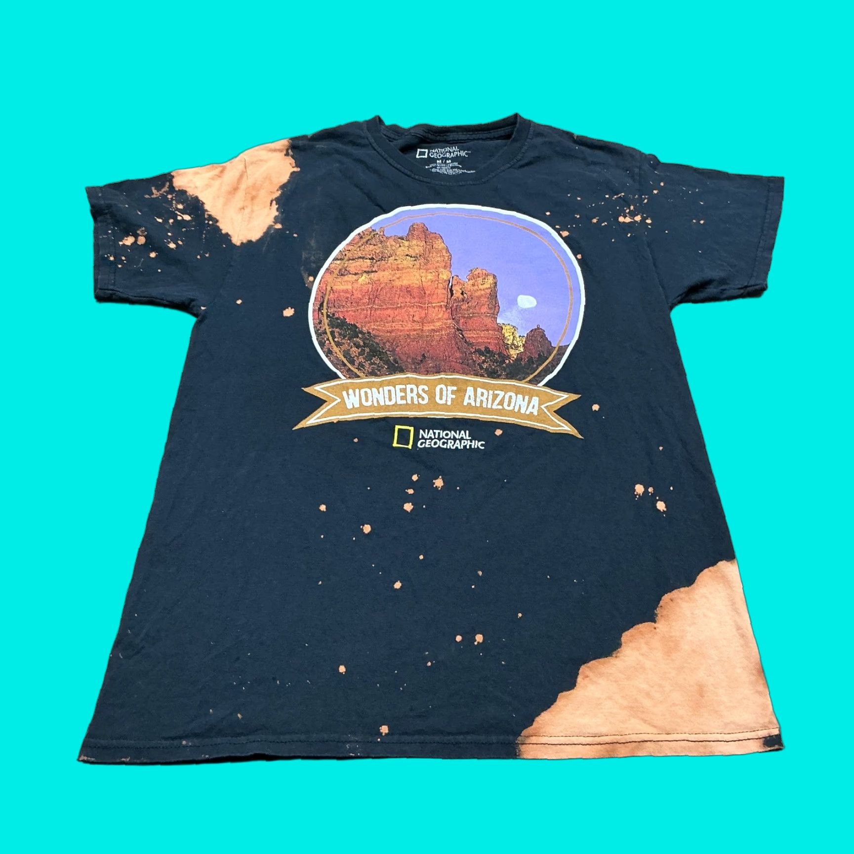 Vintage National Geographic Women's Shirt Size M Black Wonders Of Arizona C Life Tee Size M / US 6-8 / IT 42-44 - 1 Thumbnail