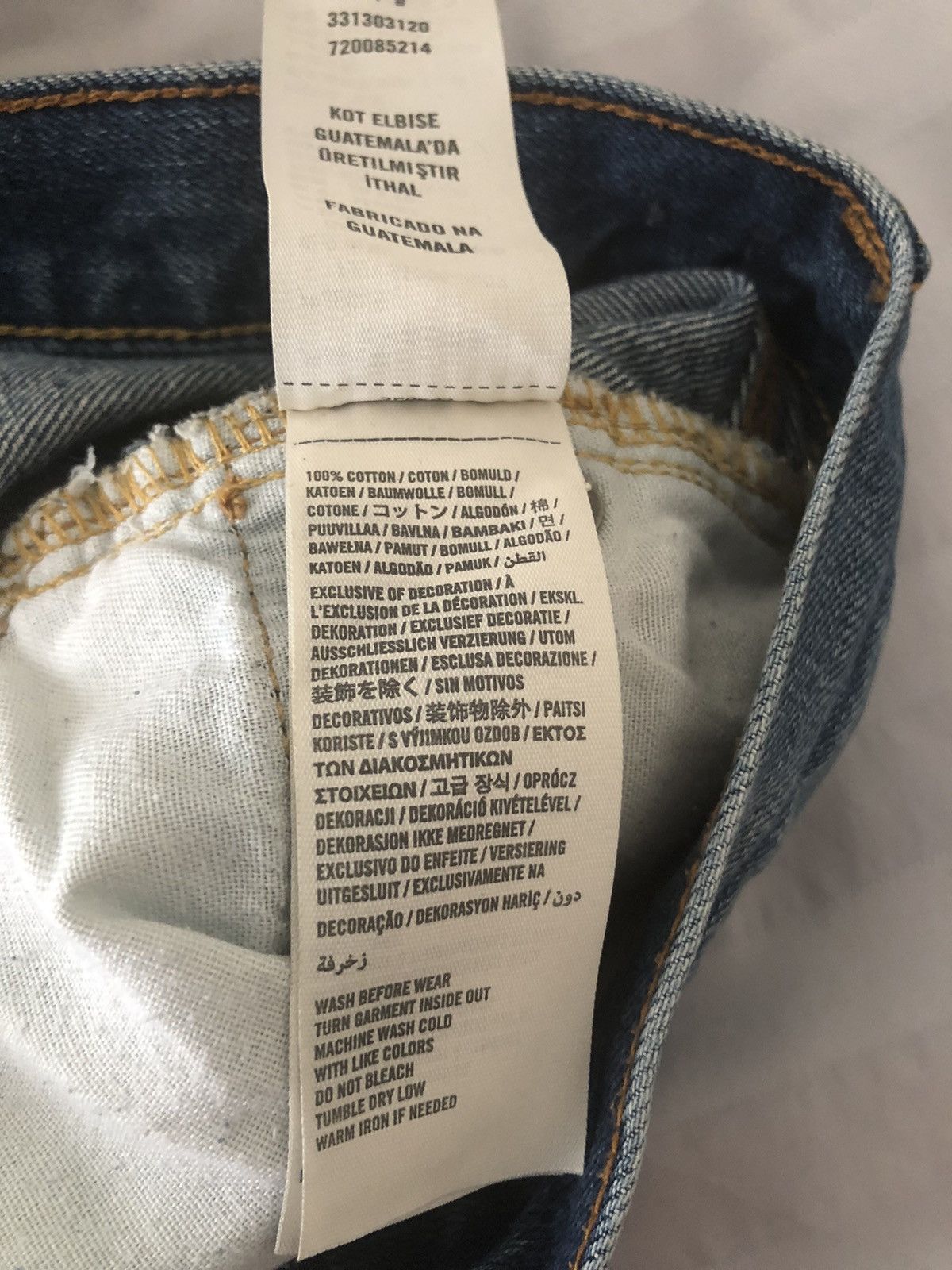 Hollister blue distressed hollister slim straight jeans 28 x 30 men’s Size US 28 / EU 44 - 17 Thumbnail