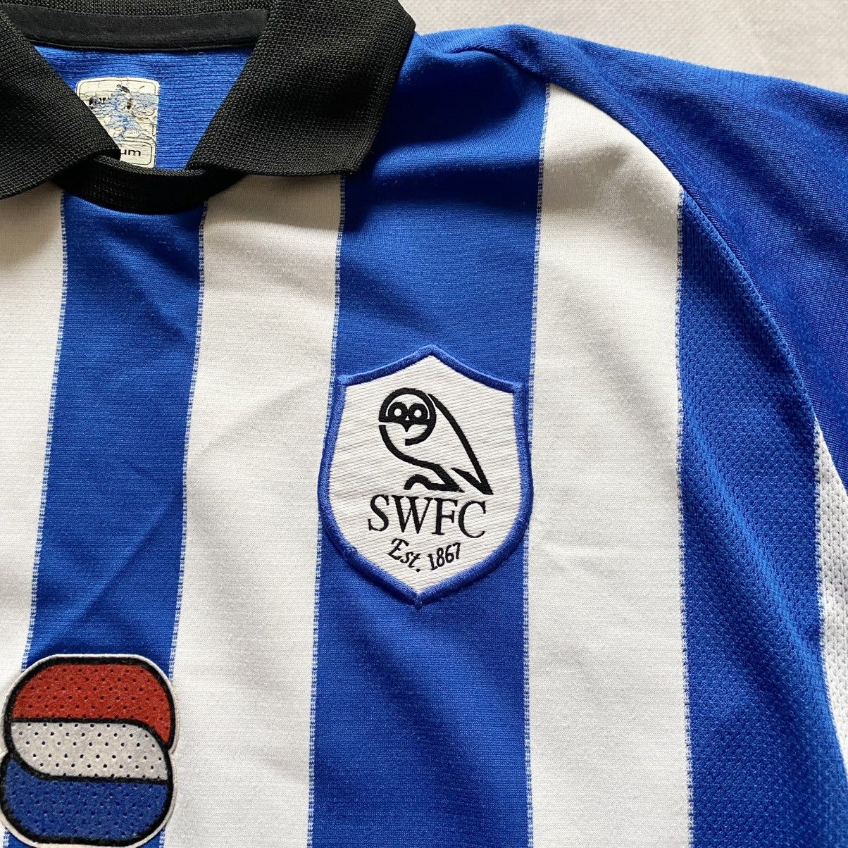 Vintage 1999/00 Puma Sheffield Wednesday Soccer Jersey Y2K Home Size US L / EU 52-54 / 3 - 4 Thumbnail