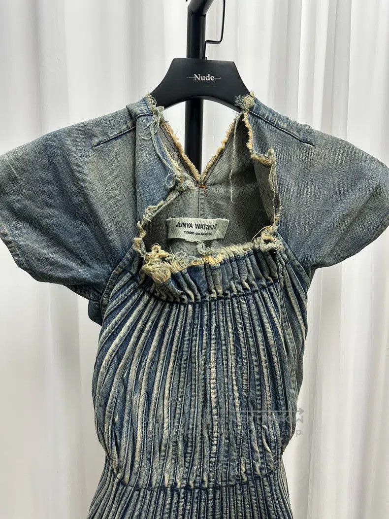 Junya Watanabe JUNYA WATANABE Denim mini dress Size S / US 4 / IT 40 - 2 Thumbnail
